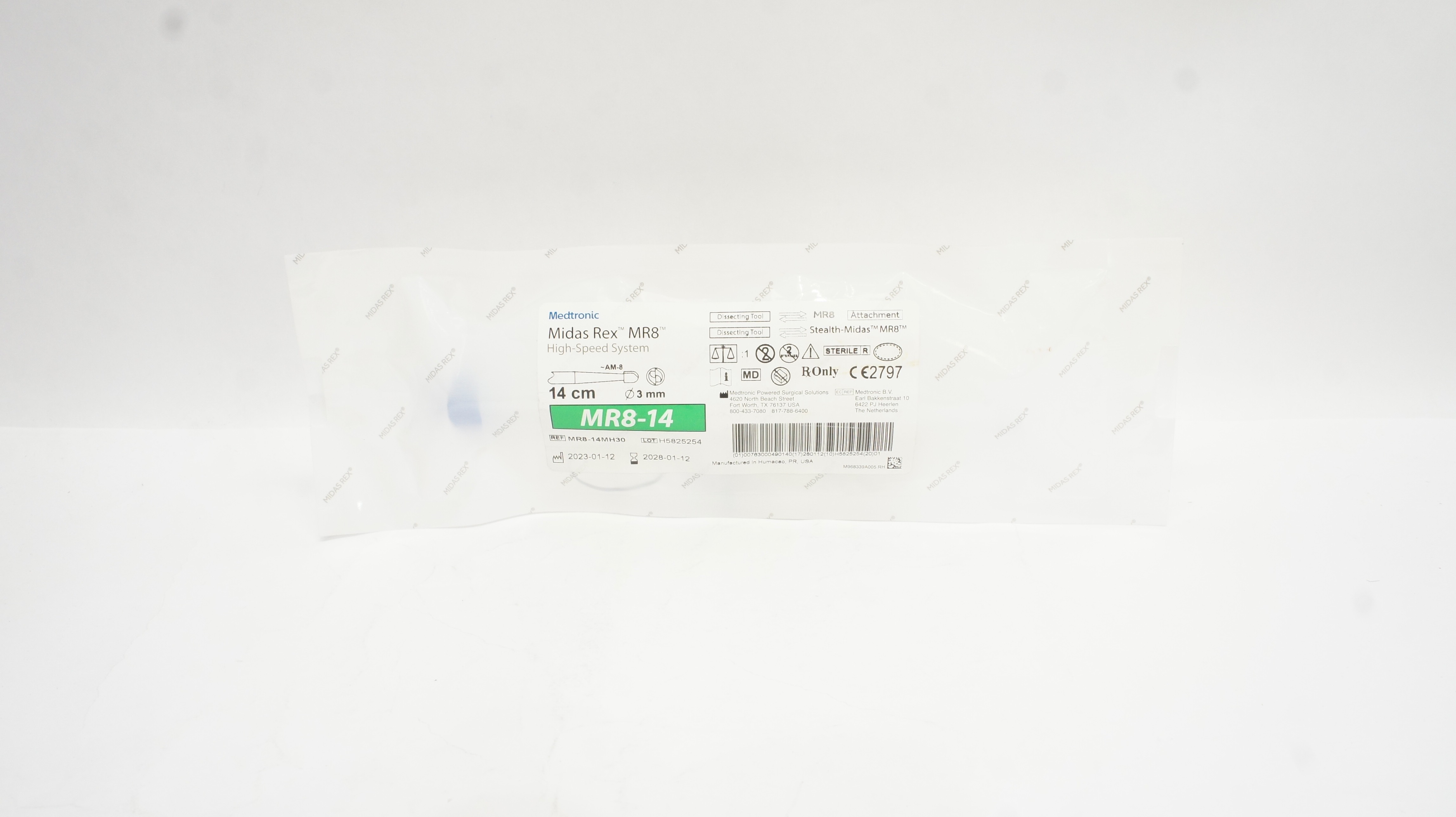 Medtronic MR8-14MH30 Midas Rex MR8 High Speed System Dissecting Tool ...