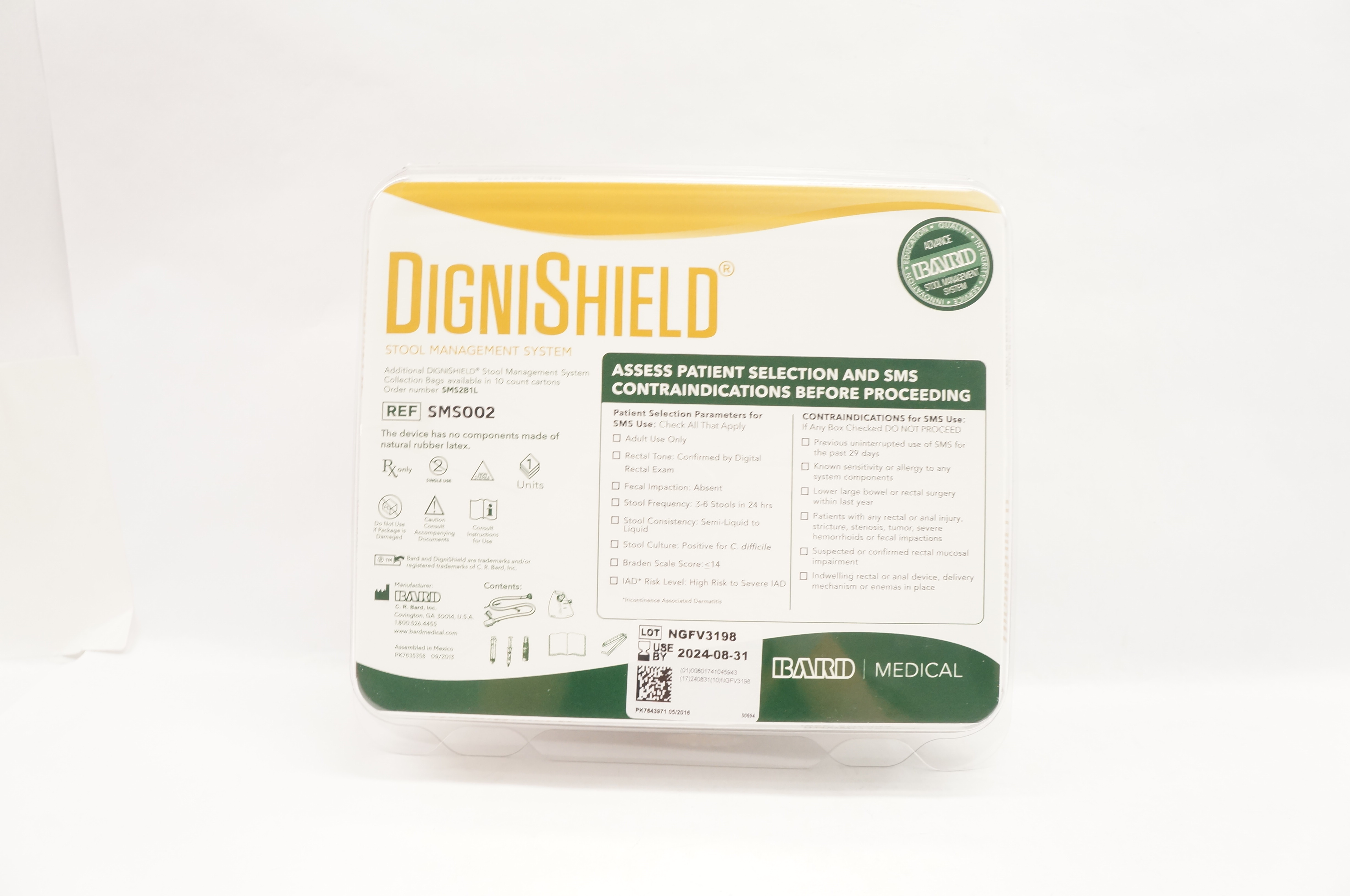 Bard SMS002 DigniShield Stool Management System