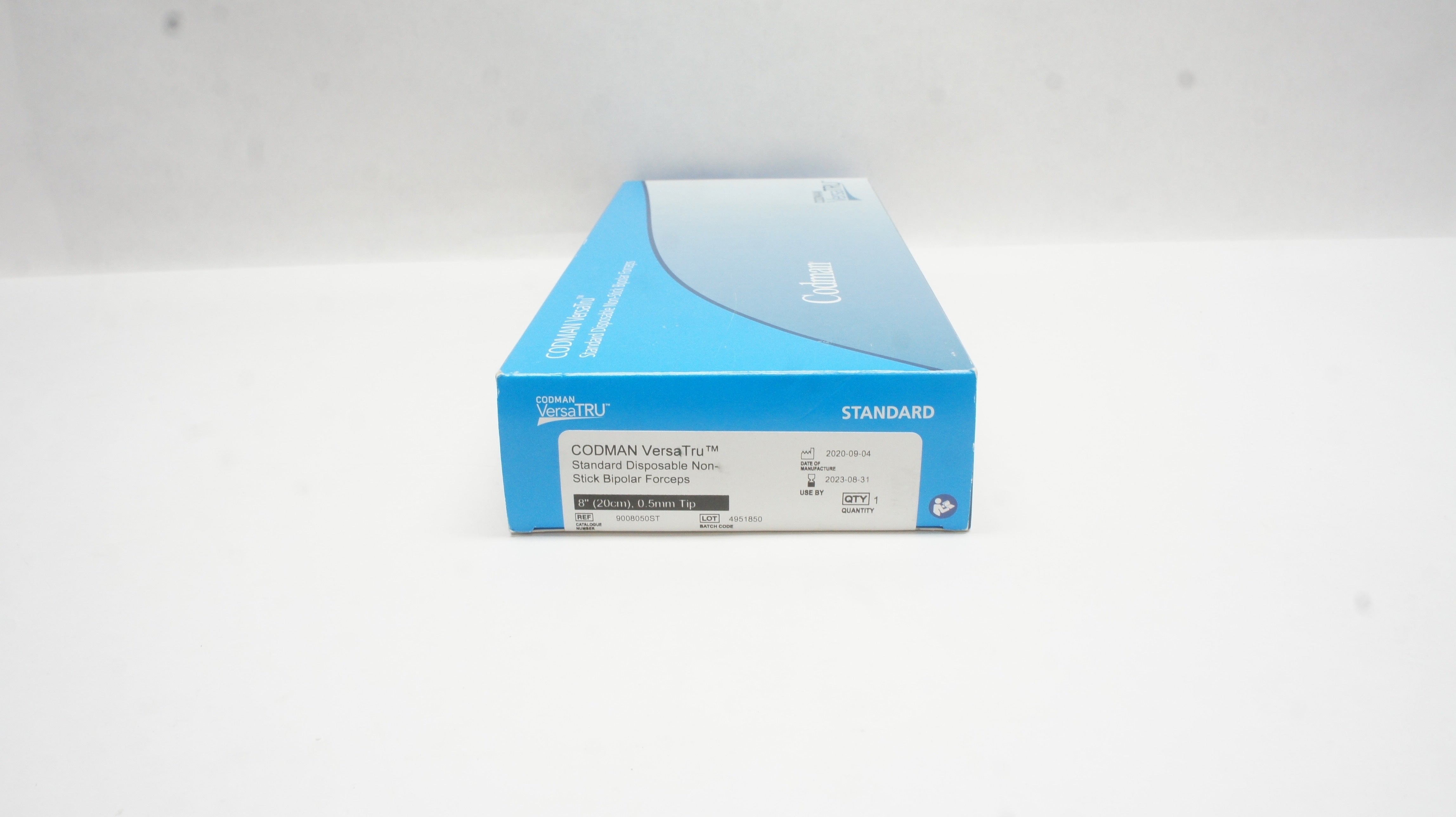 Integra 9008050ST Codman VersaTru Standard Bipolar Forceps 8inch x 0.5mm Tip