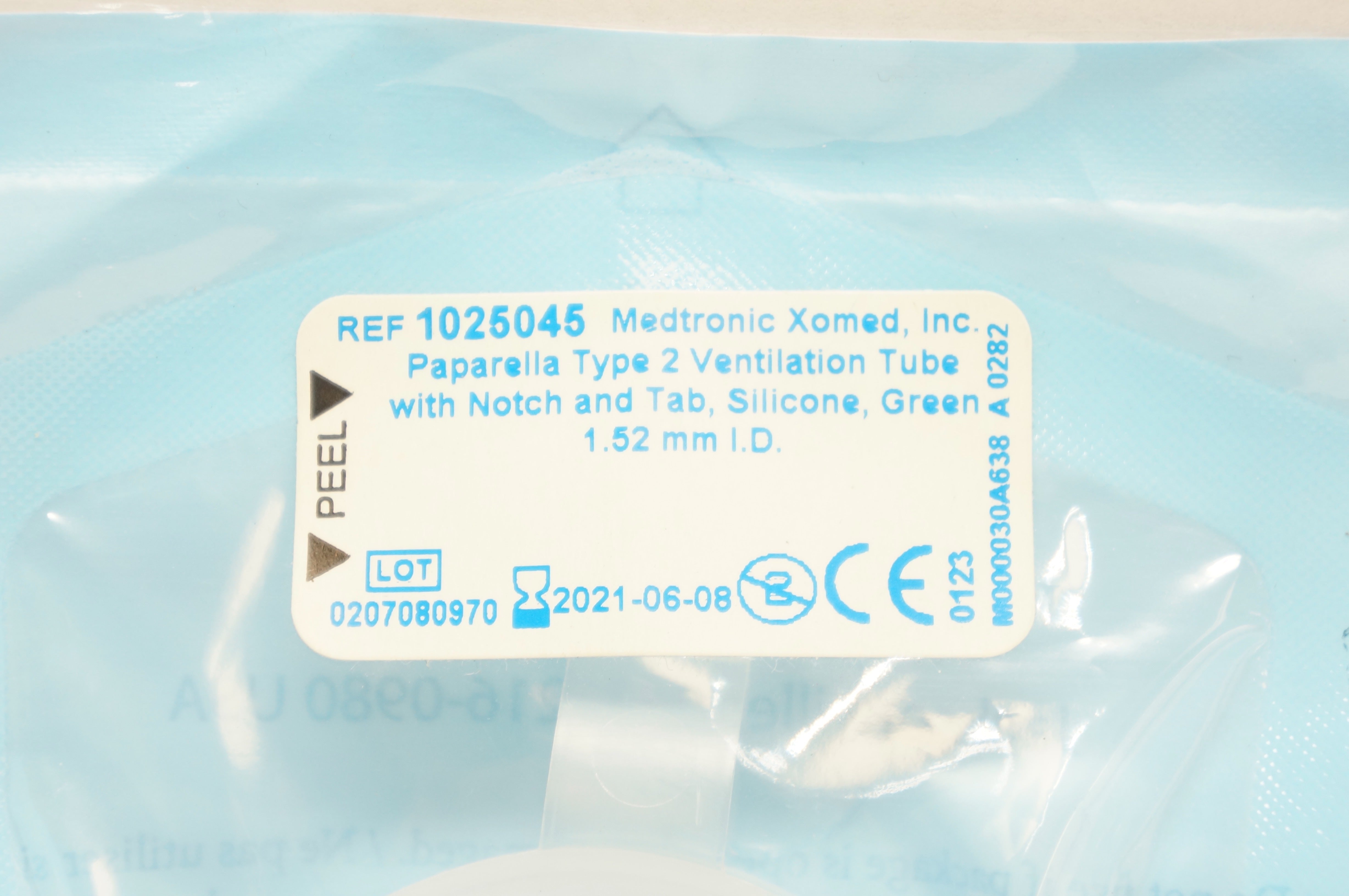 ecmelodi白カモ Medtronic 1025045 Paparella Type 2 Ventilation Tube with