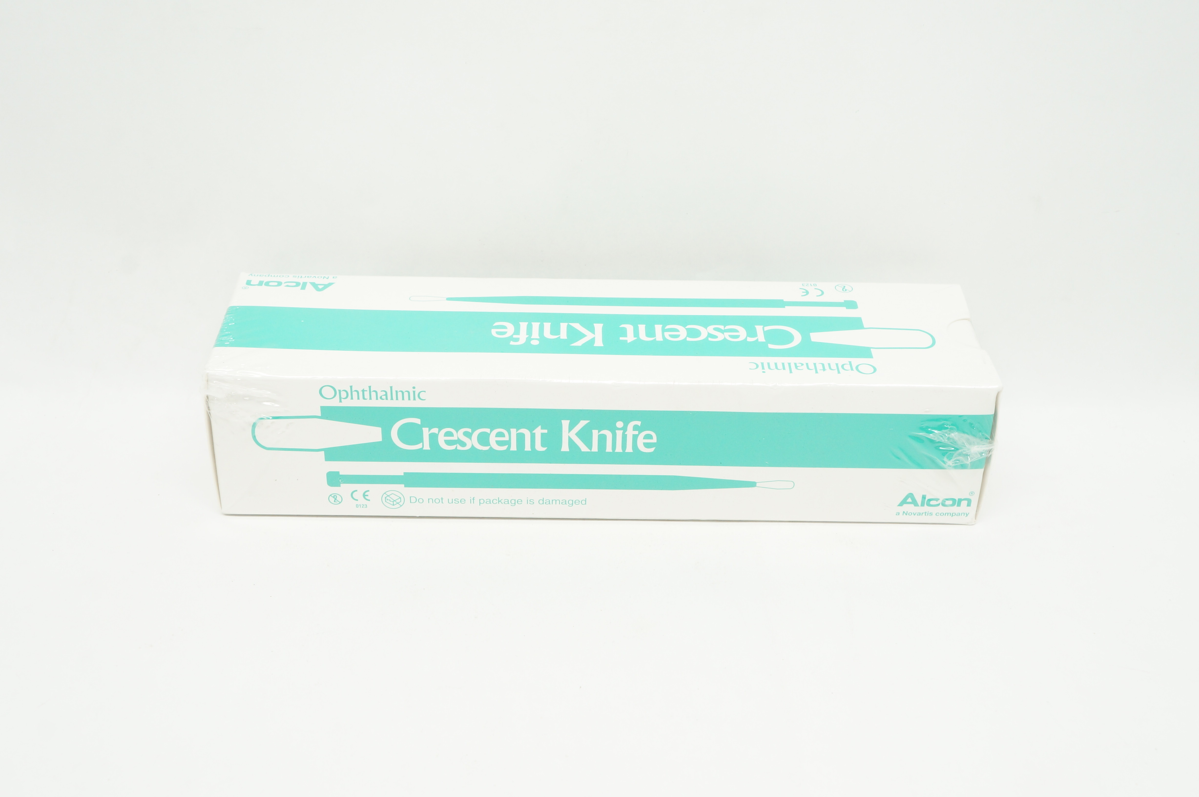 Alcon 8065990001 Novartis Ophthalmic Crescent Knife Straight Box of 6