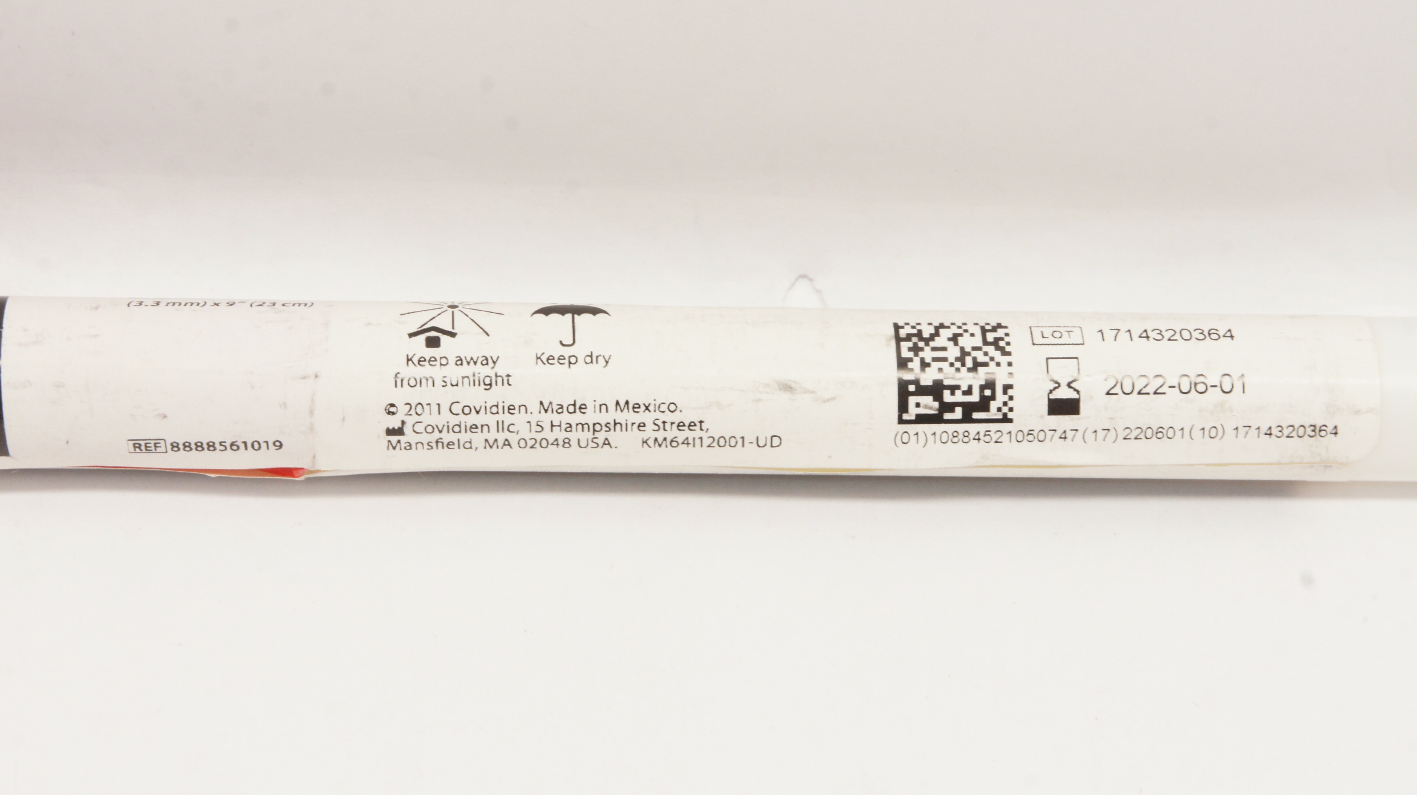 Covidien 8888561019 Argyle Trocar Cath Sharp Tip 10 Fr x 9inch (x)