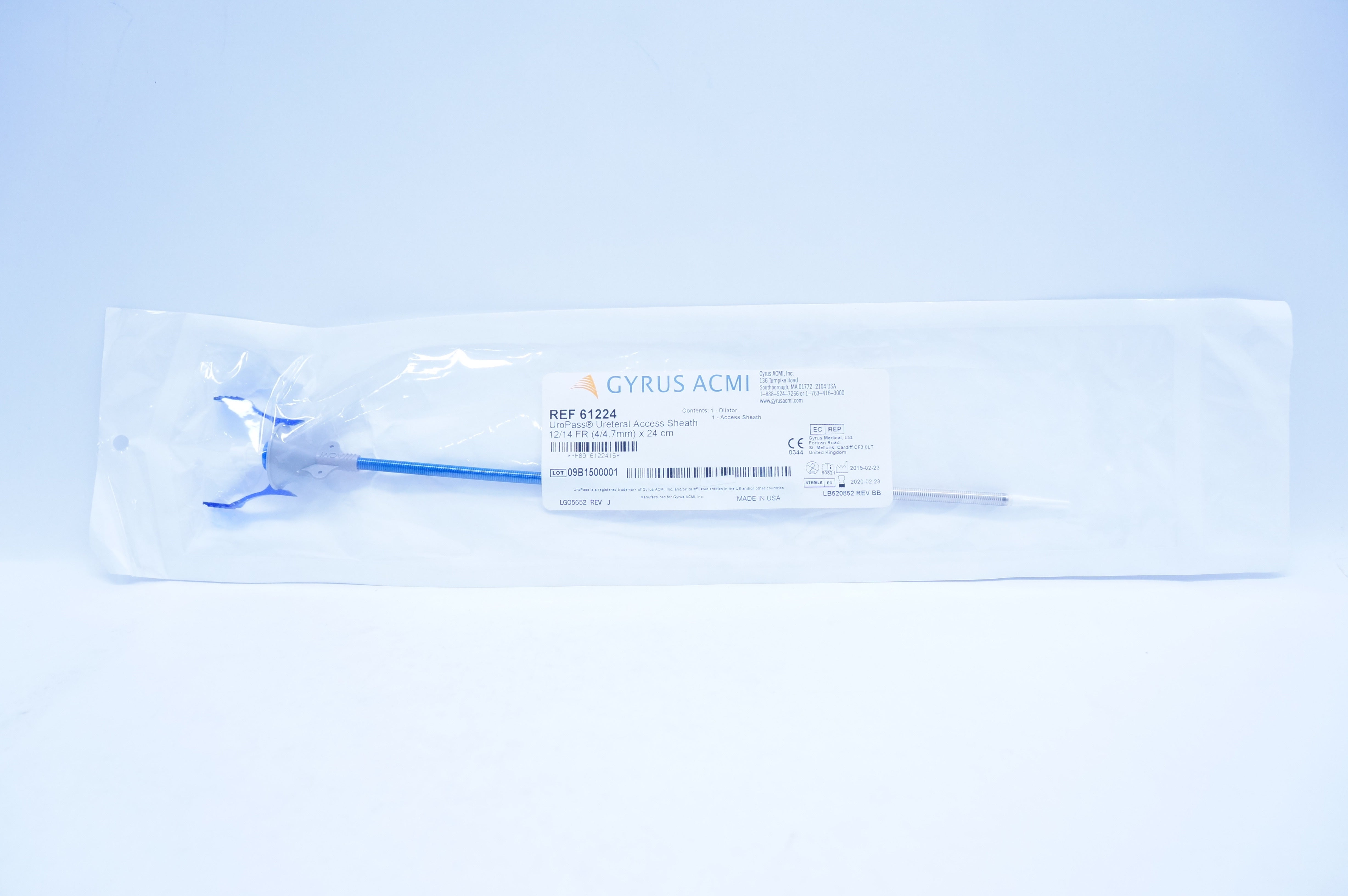 Gyrus ACMI 61224 UroPass Ureteral Access Sheath 12/14 FR. x 24cm (x)