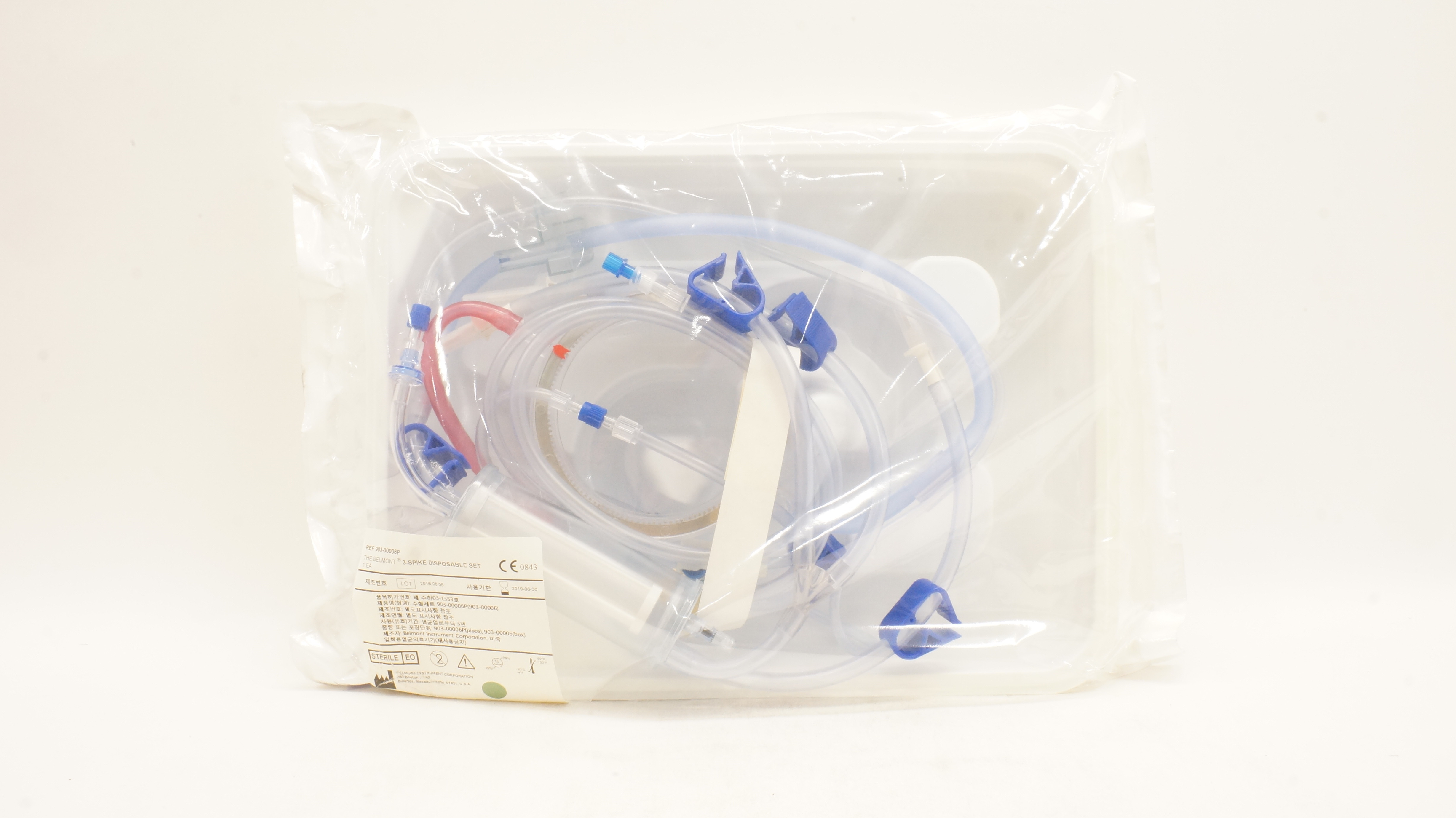 Belmont 903-00006P 3-Spike Disposable Set (x)