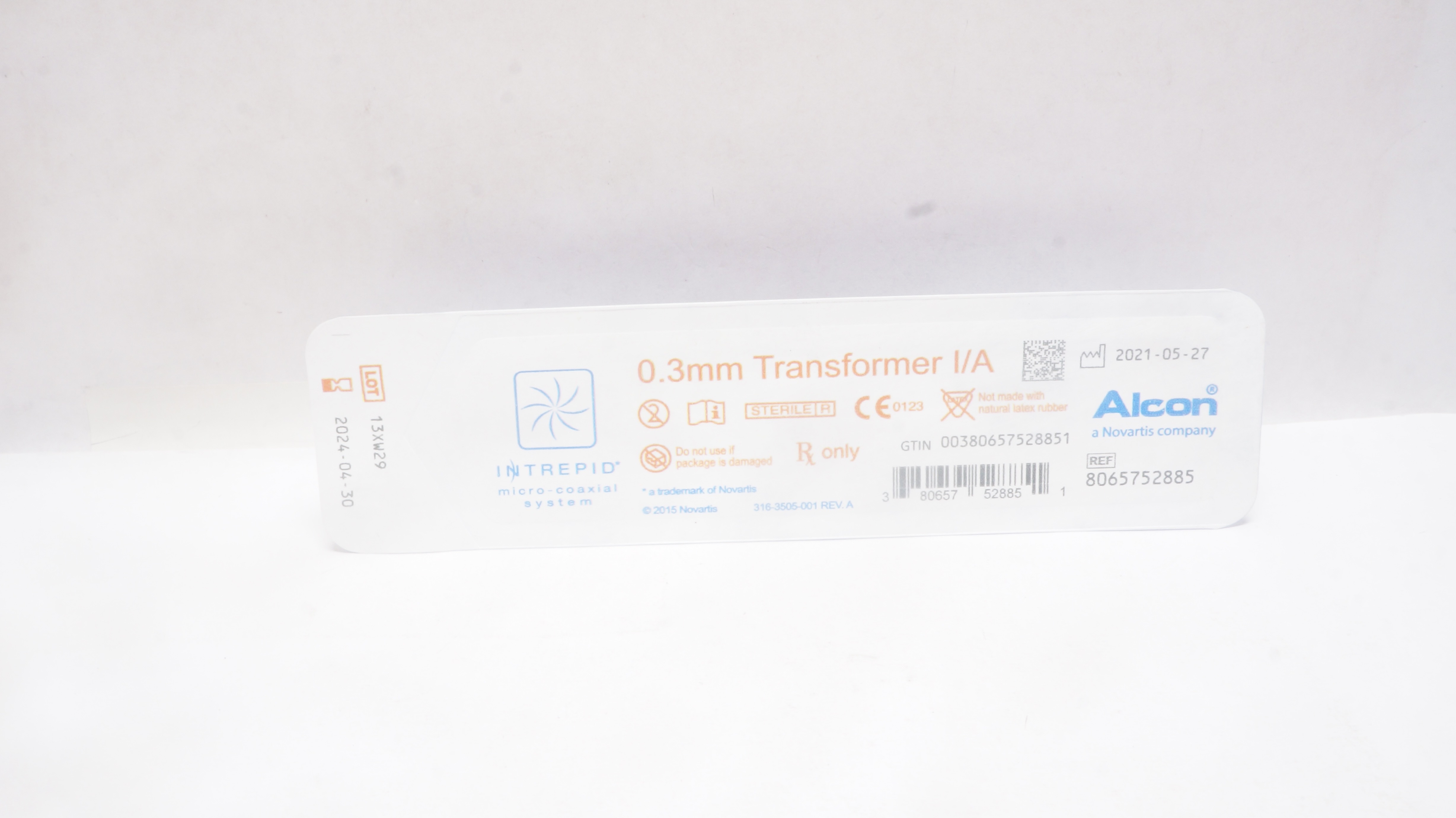 Alcon 8065752885 Intrepid Micro-Coaxial System Transformer I/A 0.3mm