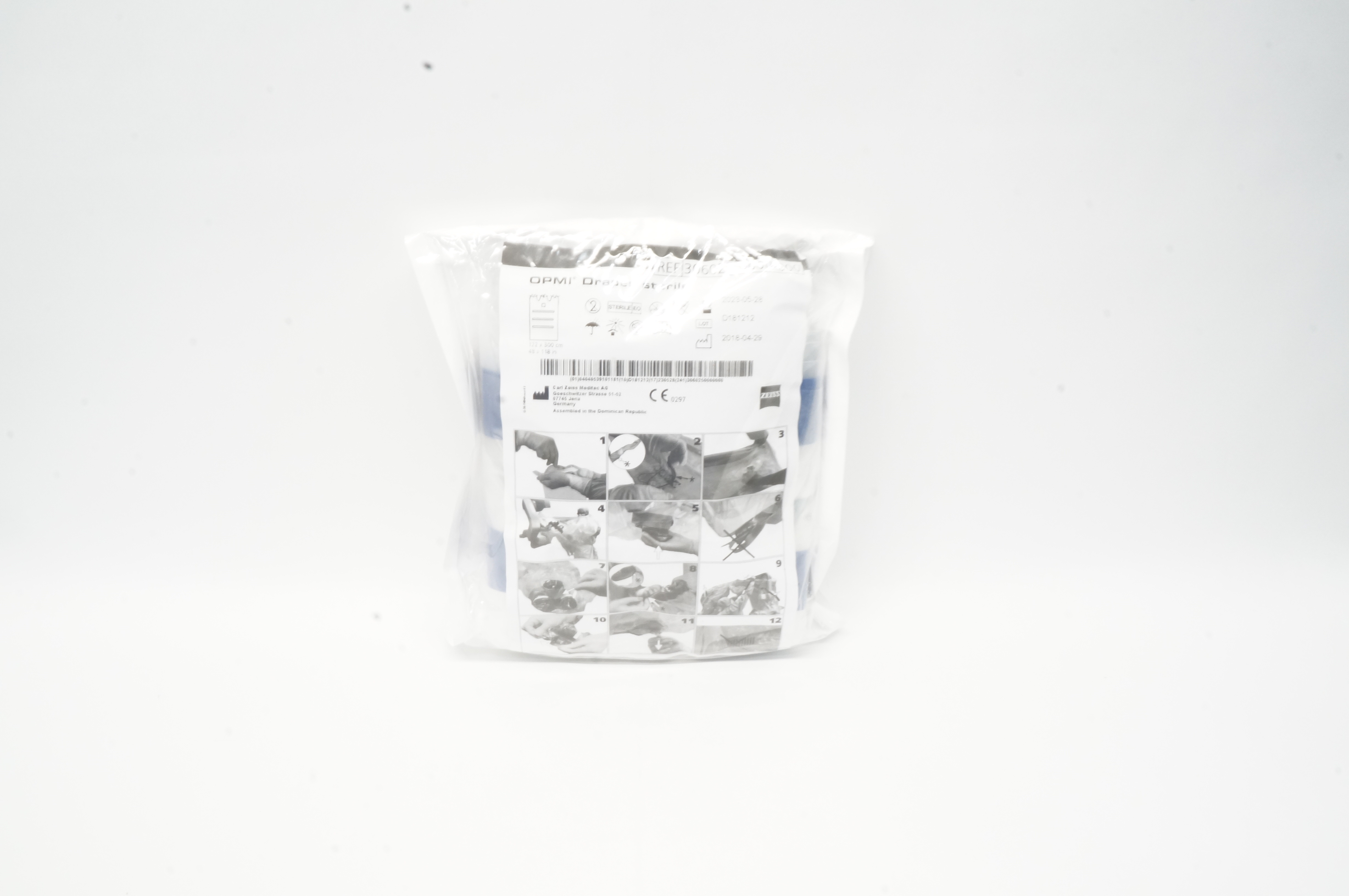 Zeiss 306025-0000-000 OPMI Drapes Sterile 43inch x 118inch