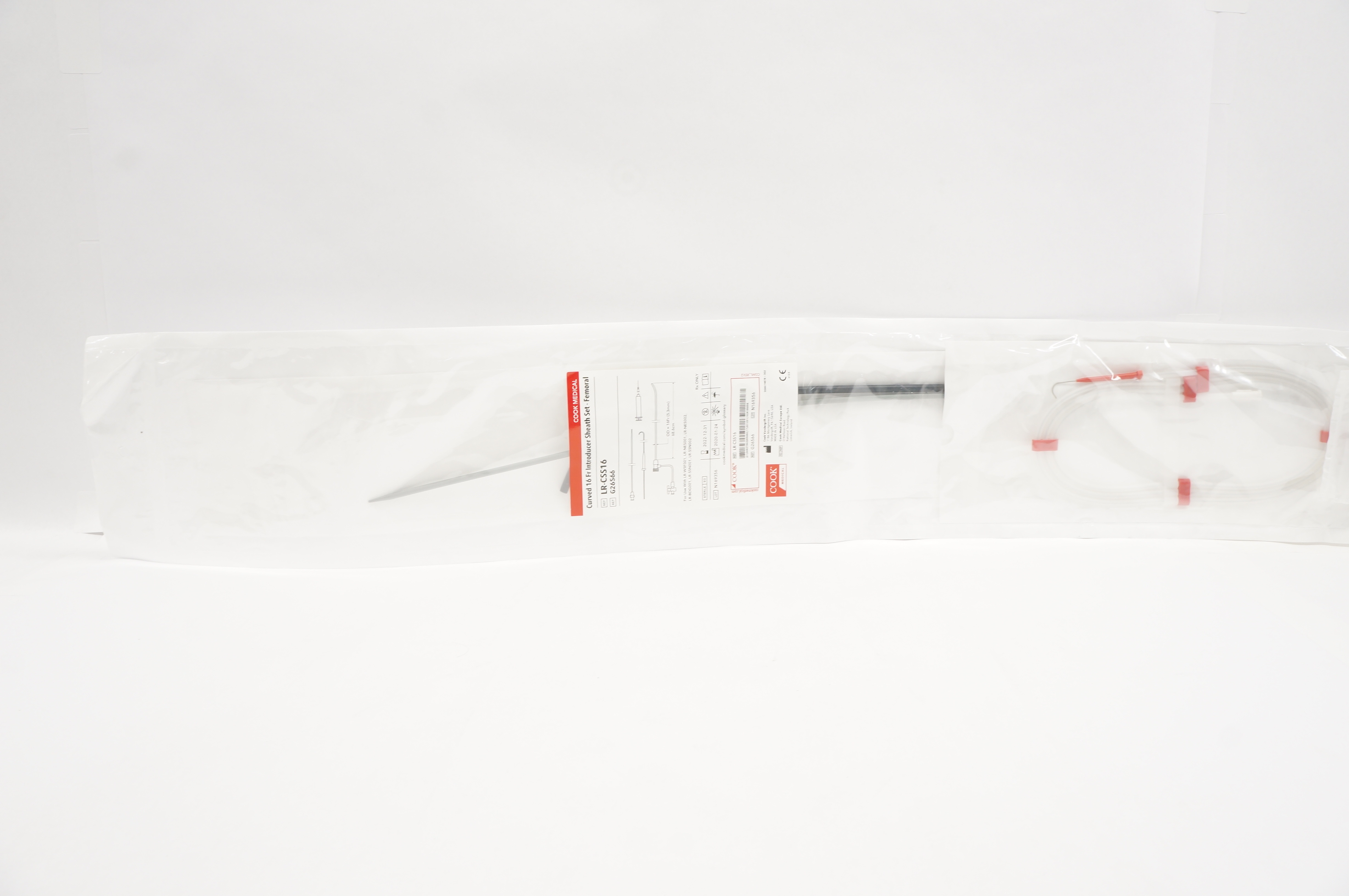 Cook Medical G26566 Curved 16Fr Introducer Sheath Set-Femoral