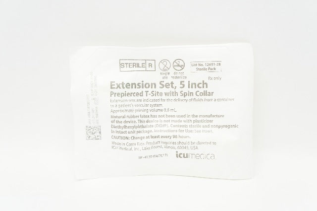 ICU Medical 12651-28 Lifeshield Extension Set 5inch (x)