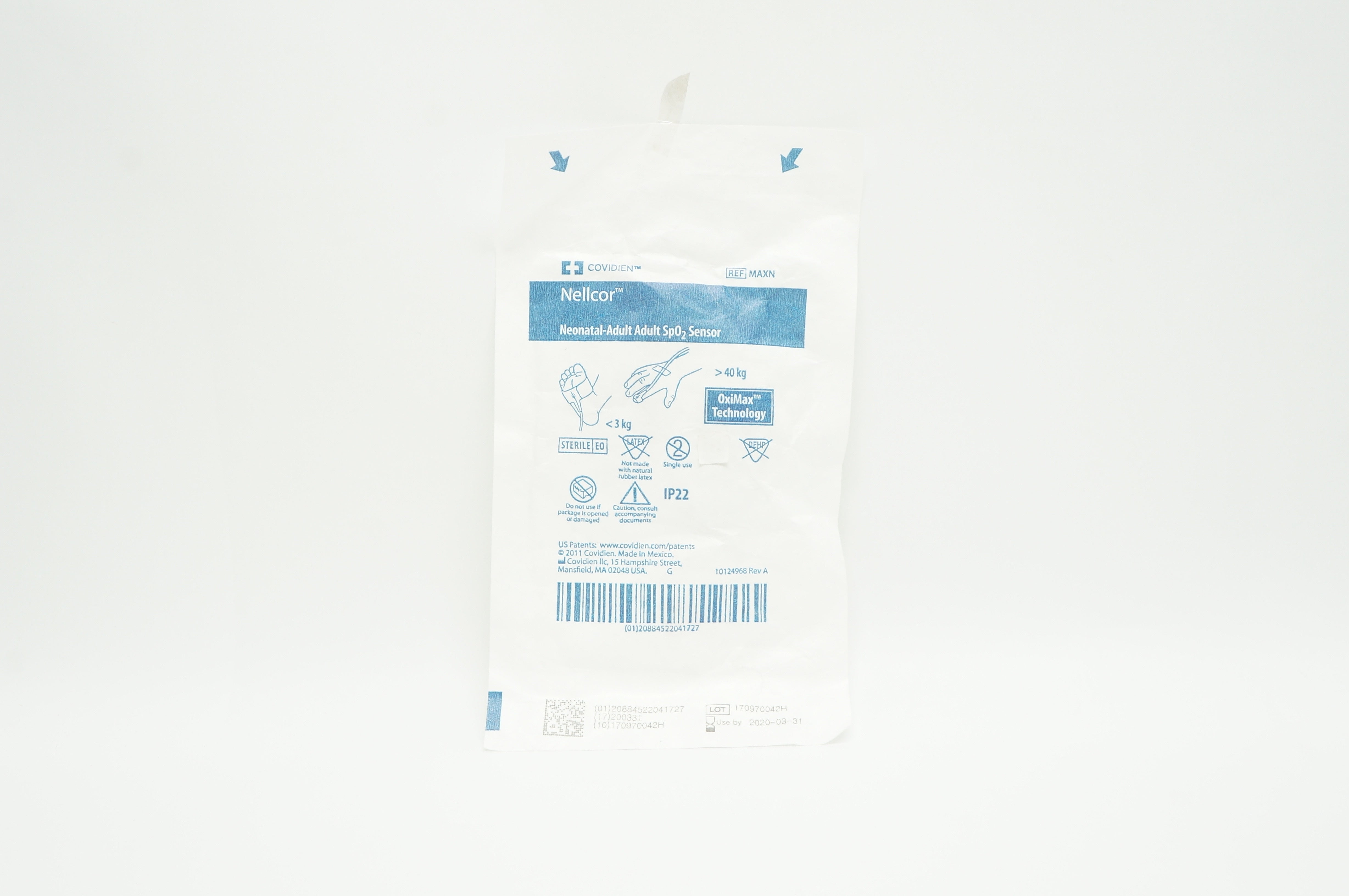 Covidien MAXN Nellcor Neonatal-Adult Adult Sp02 Sensor (x)