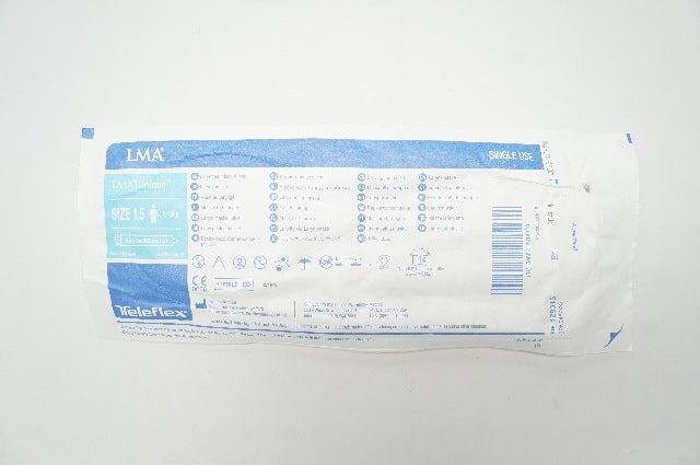 Teleflex 128015 LMA Unique Laryngeal Mask Airway Size1.5 5-10kg <7ml/60cm H2O(x)