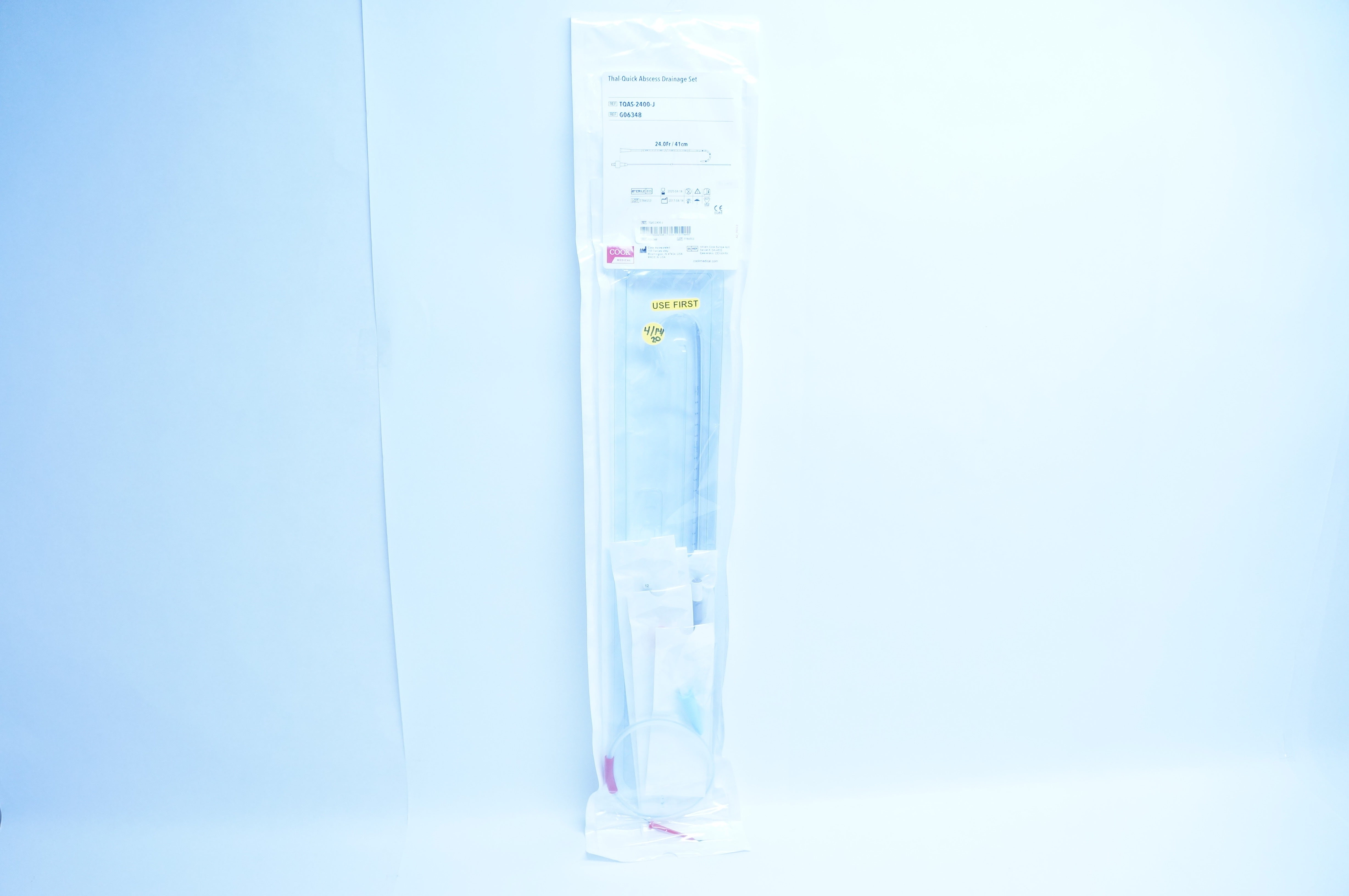 Cook Medical G06348 Thal-Quick Abscess Drainage Set 24Fr. (x)