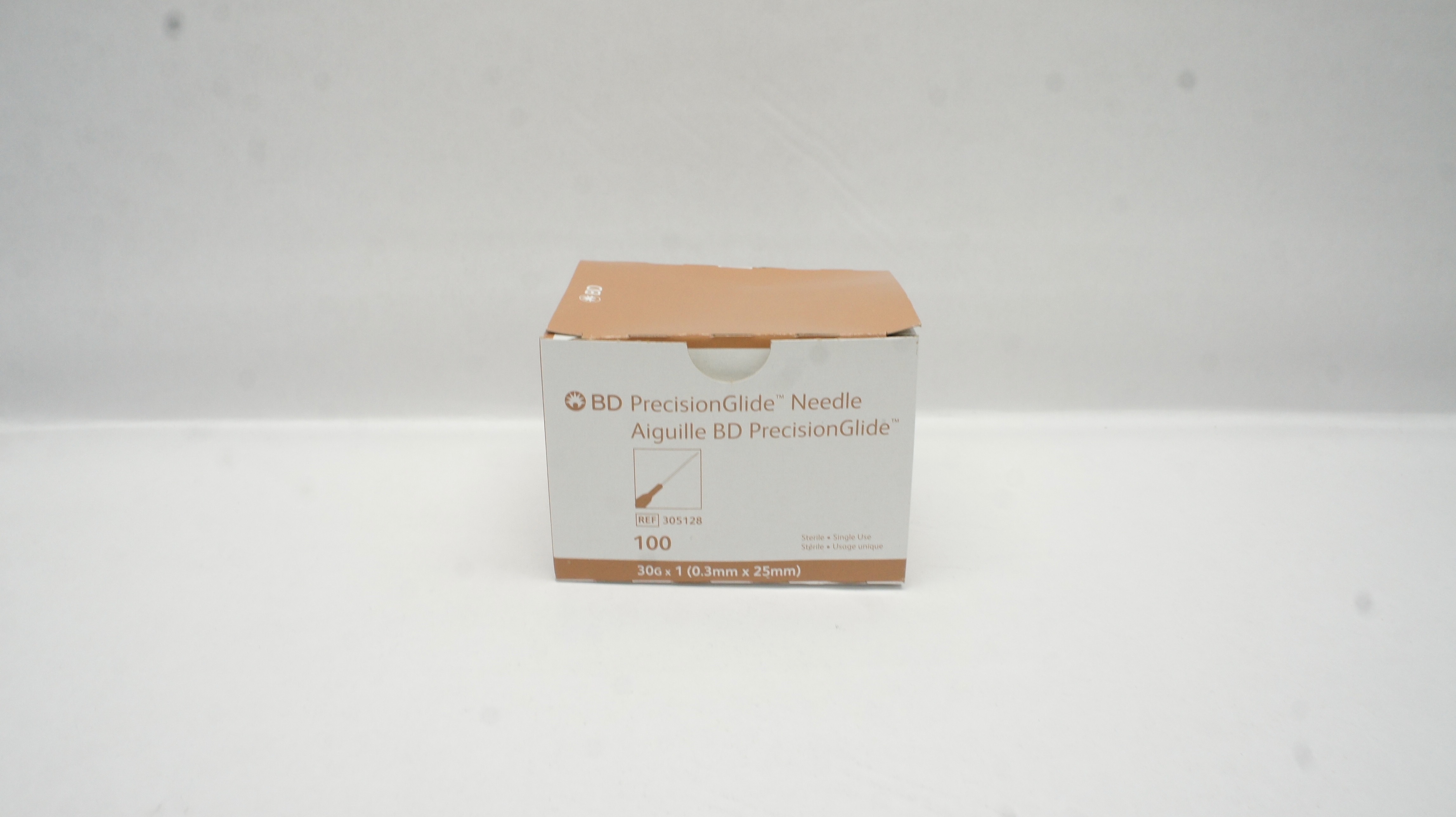 BD 305128 PrecisionGlide Ndle 30G x 1inch - Box of 100
