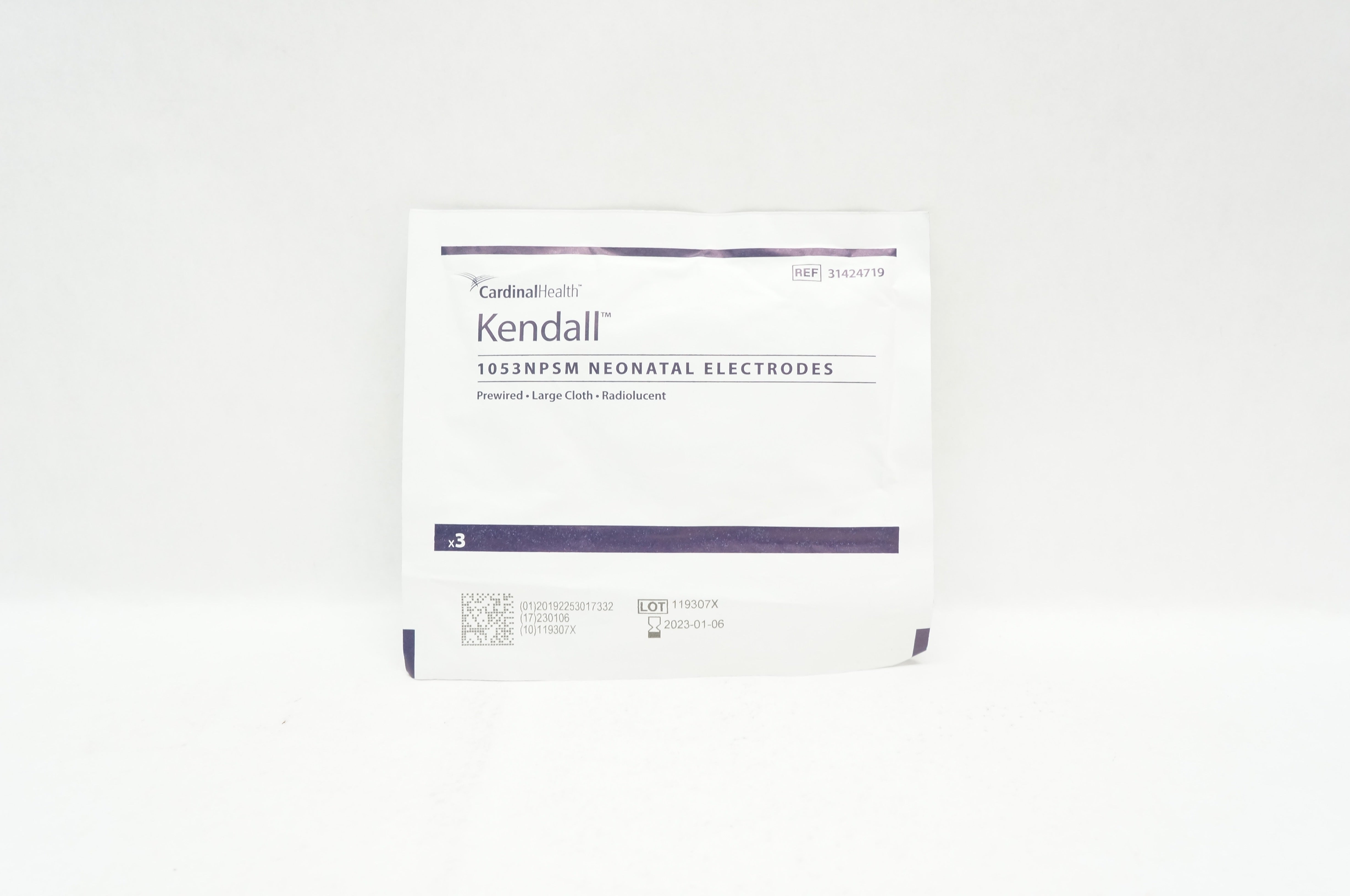 Cardinal Health 31424719 Kendall 1053NPSM Neonatal Electrodes (x) - Pack of 3