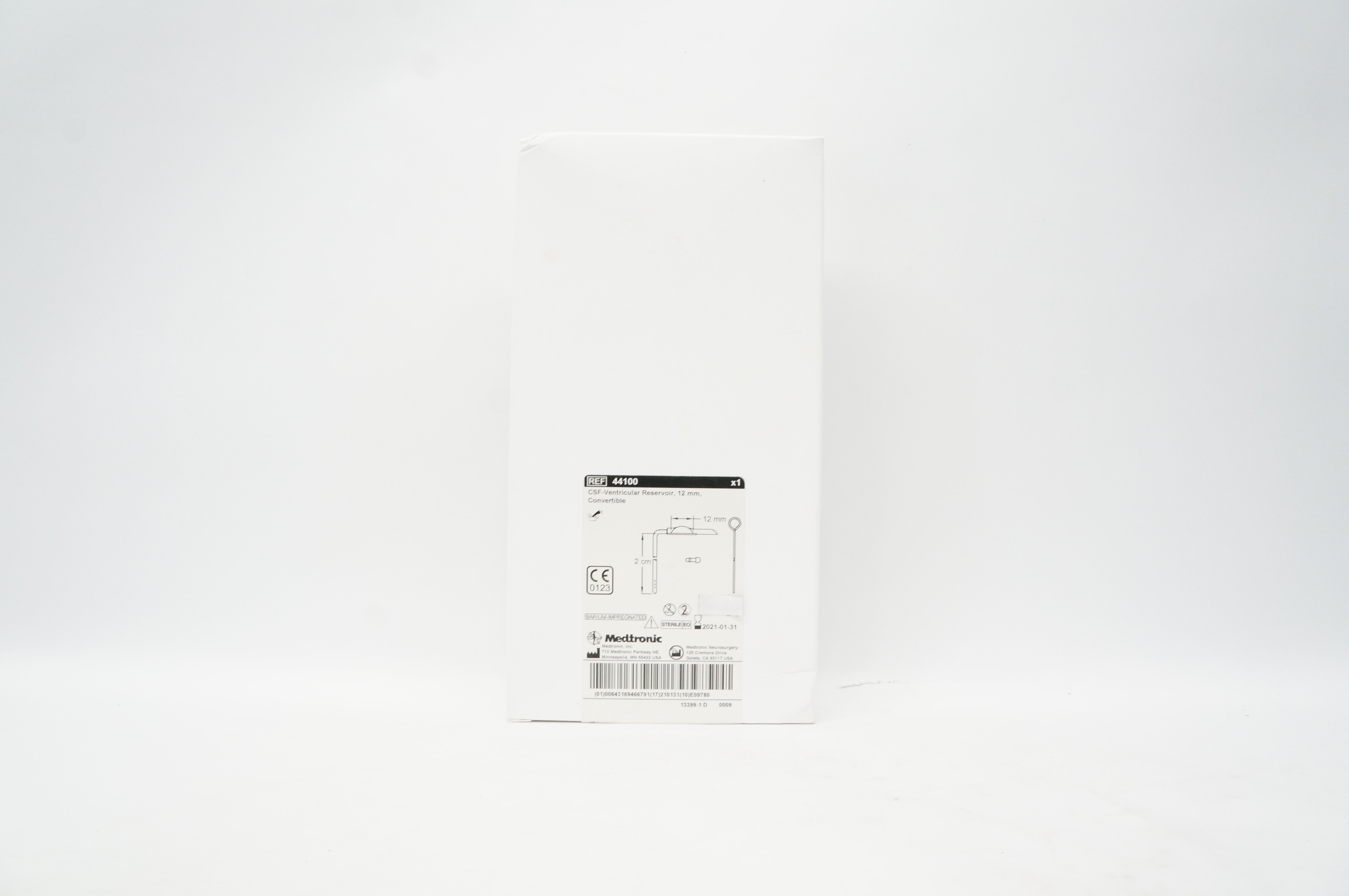 Medtronic 44100 CSF-Ventricular Reservoir, 12mm (x)