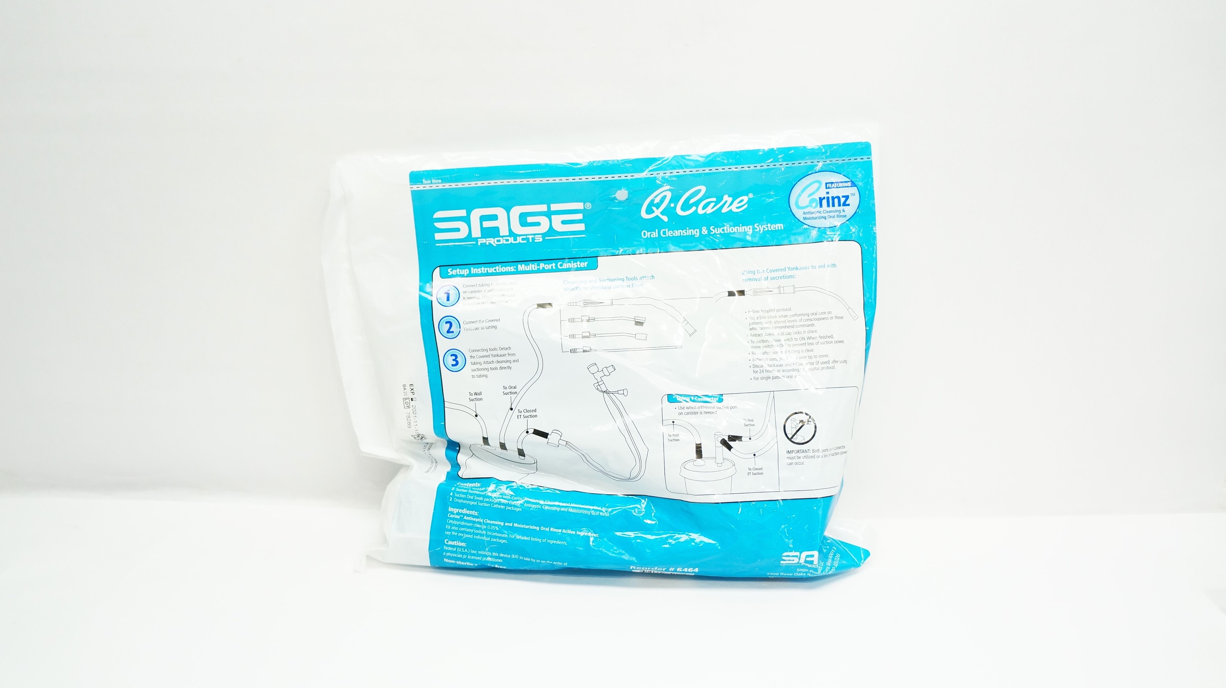 Sage 6464 Q-Care oral Cleansing & Suctioning System (x)