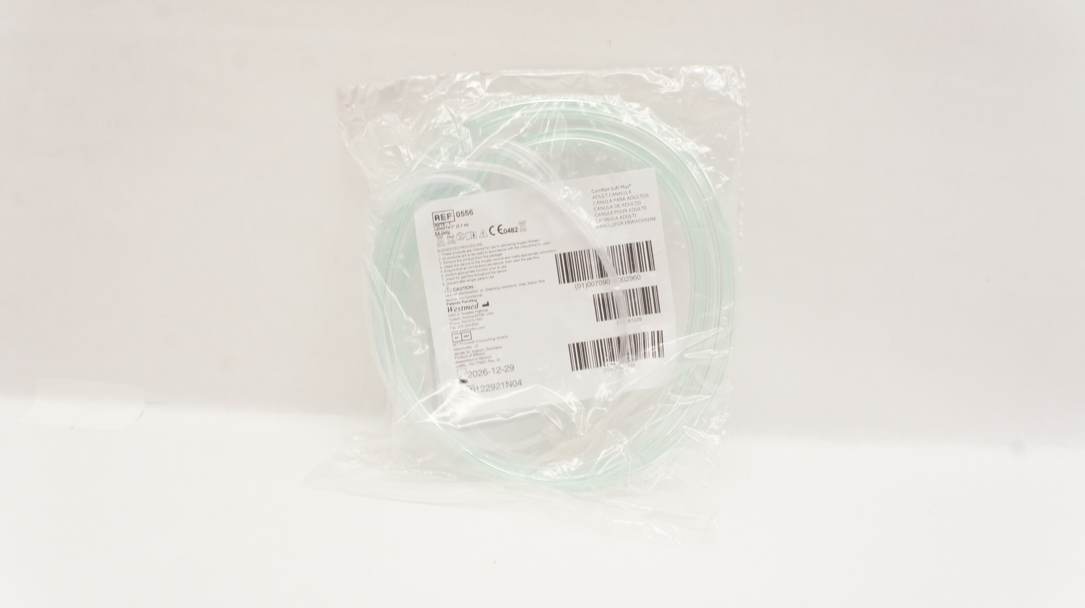 Westmed 0556 Comfort Soft Plus Adult Cannula Length 7Fr