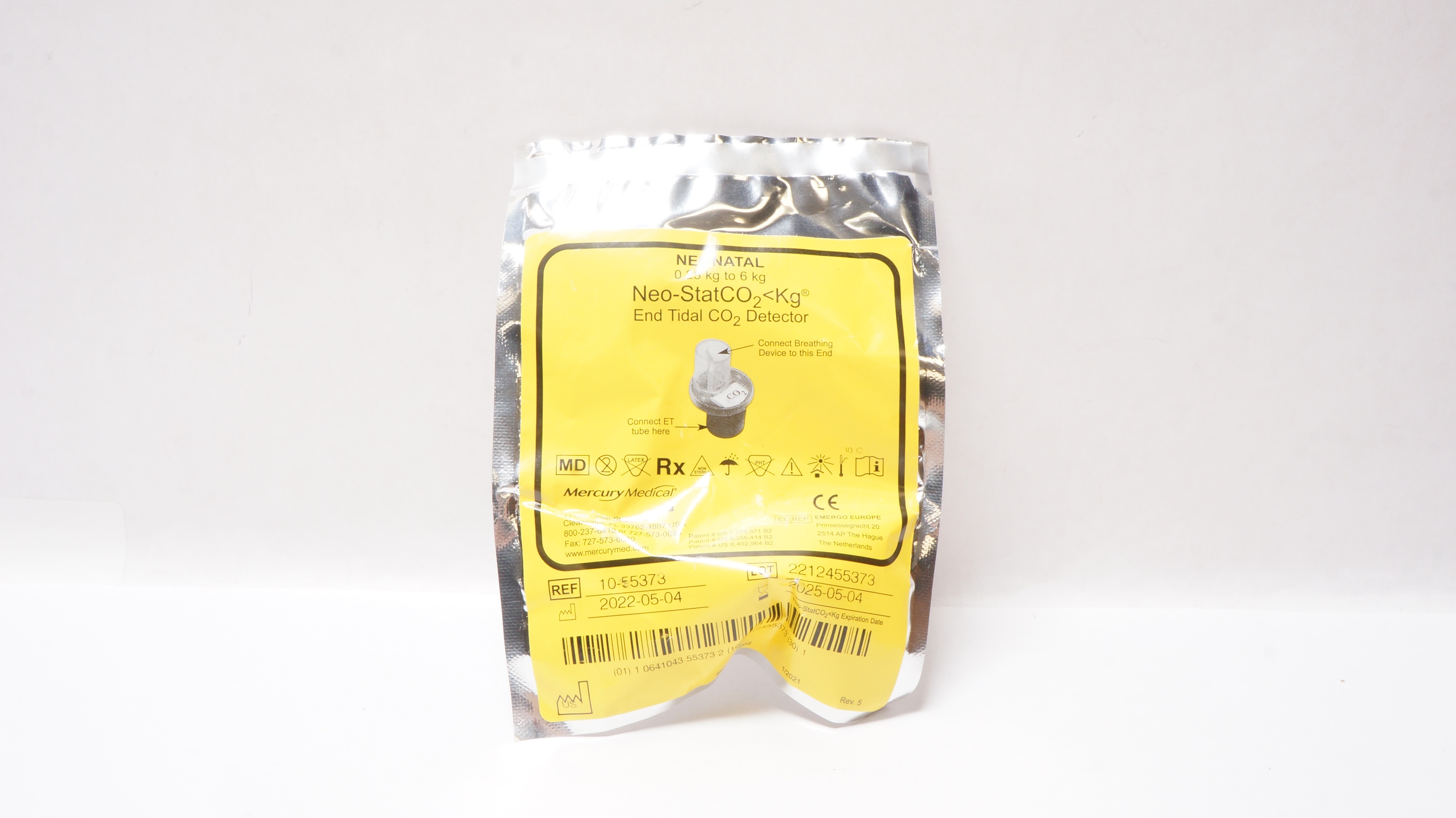 Mercury Medical 1055373 NeoStatCO2