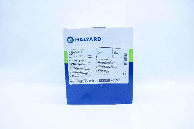 Halyard 12243 Oral Care Swab With Ballard Technology 25 x 20 - Box of 500