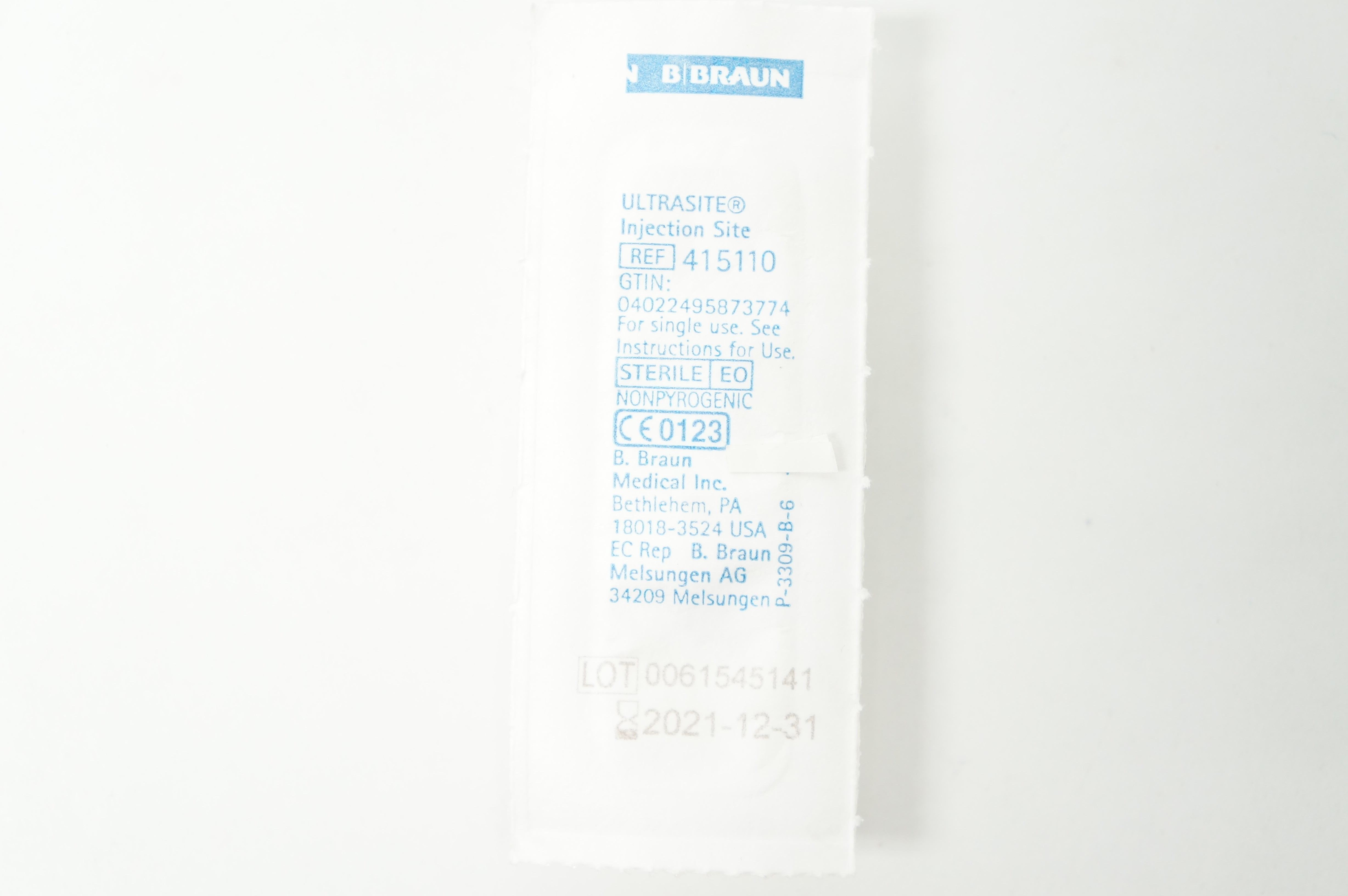 Braun 415110 ULTRASITE Injection Site (x)