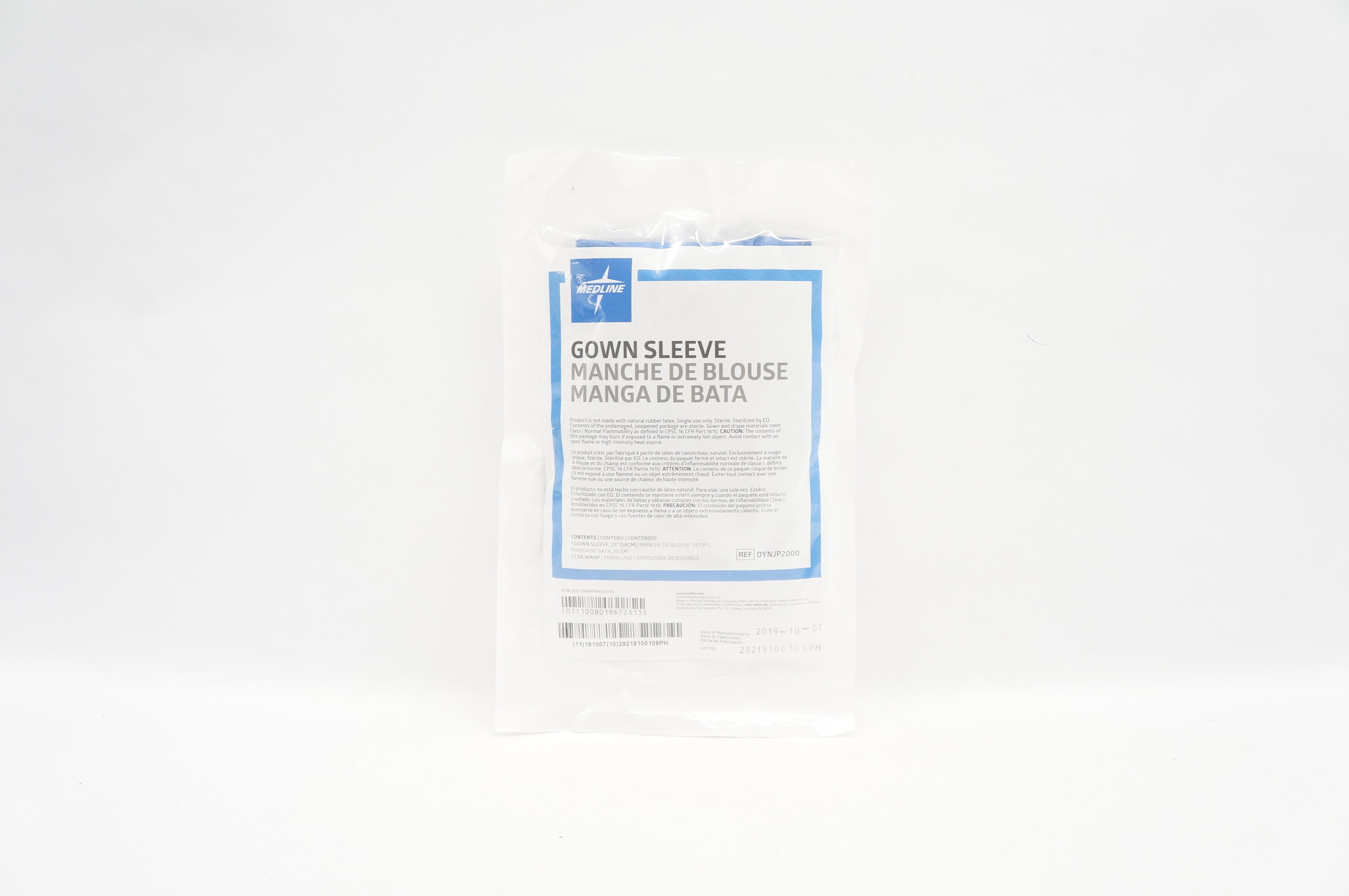 Medline DYNJP2000A Proxima Gown Sleeve 23 inch, 1 CSR Wrap