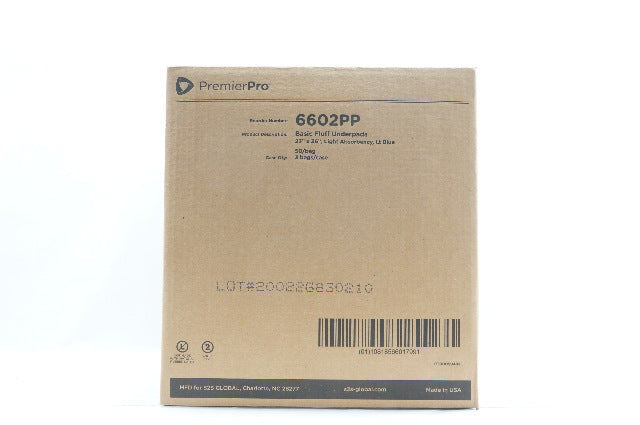 PremierPro 6602PP Basic Fluff Underpads 23inch x 36inch - Case of 150