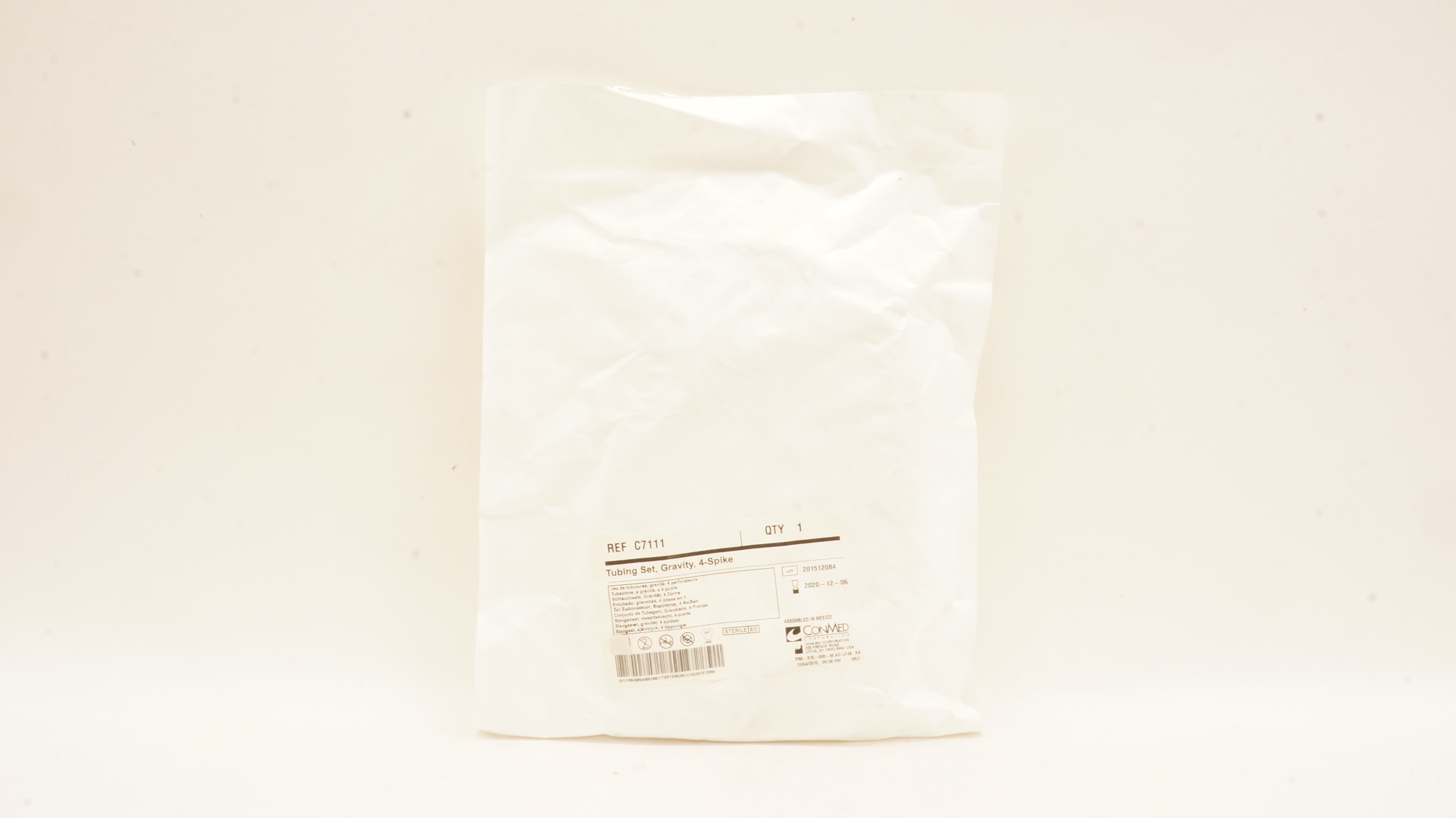 ConMed C7111 Tubing Set, Gravity, 4-Spike (x)