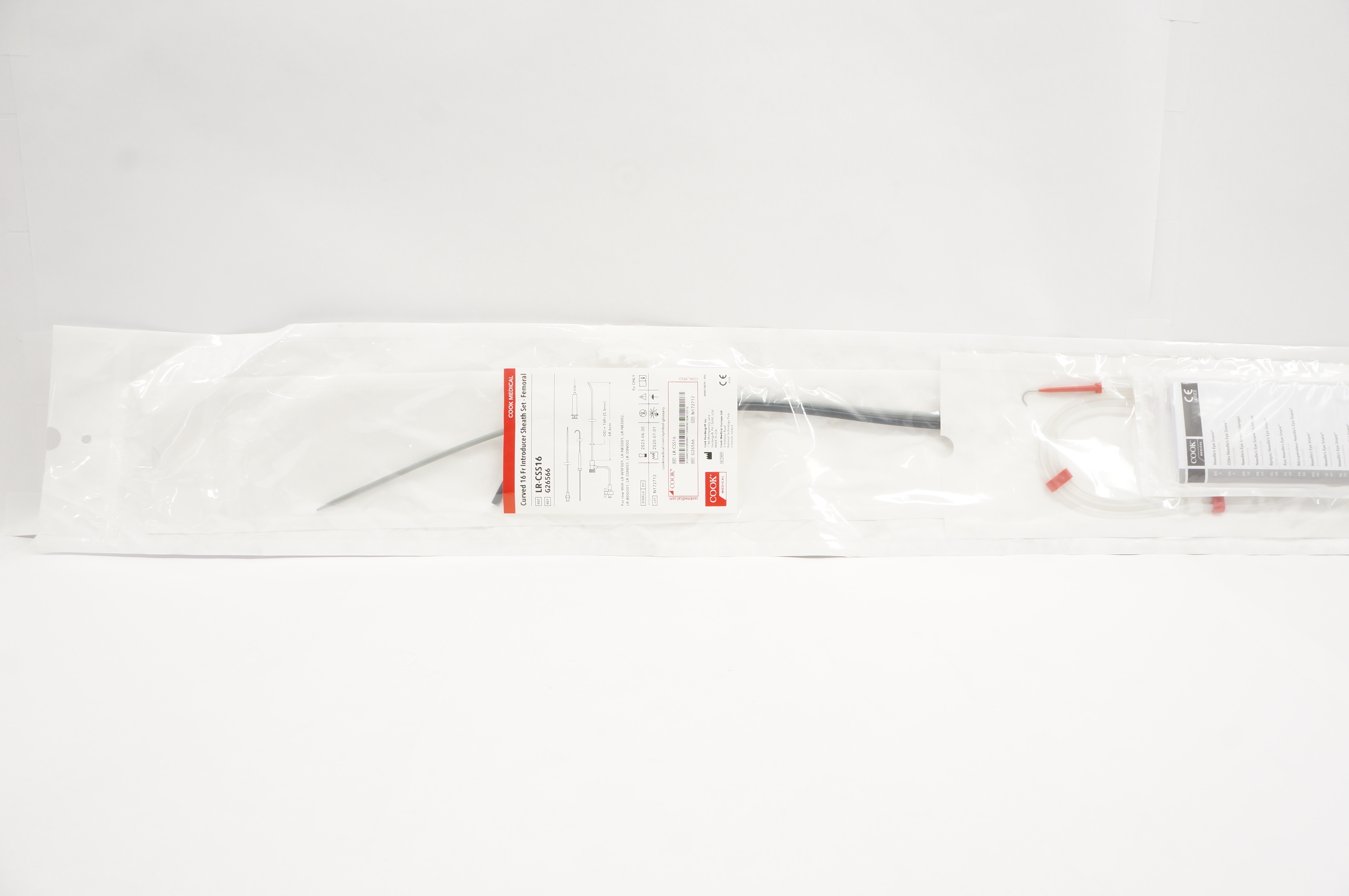 Cook Medical G26566 Curved 16Fr Introducer Sheath Set-Femoral