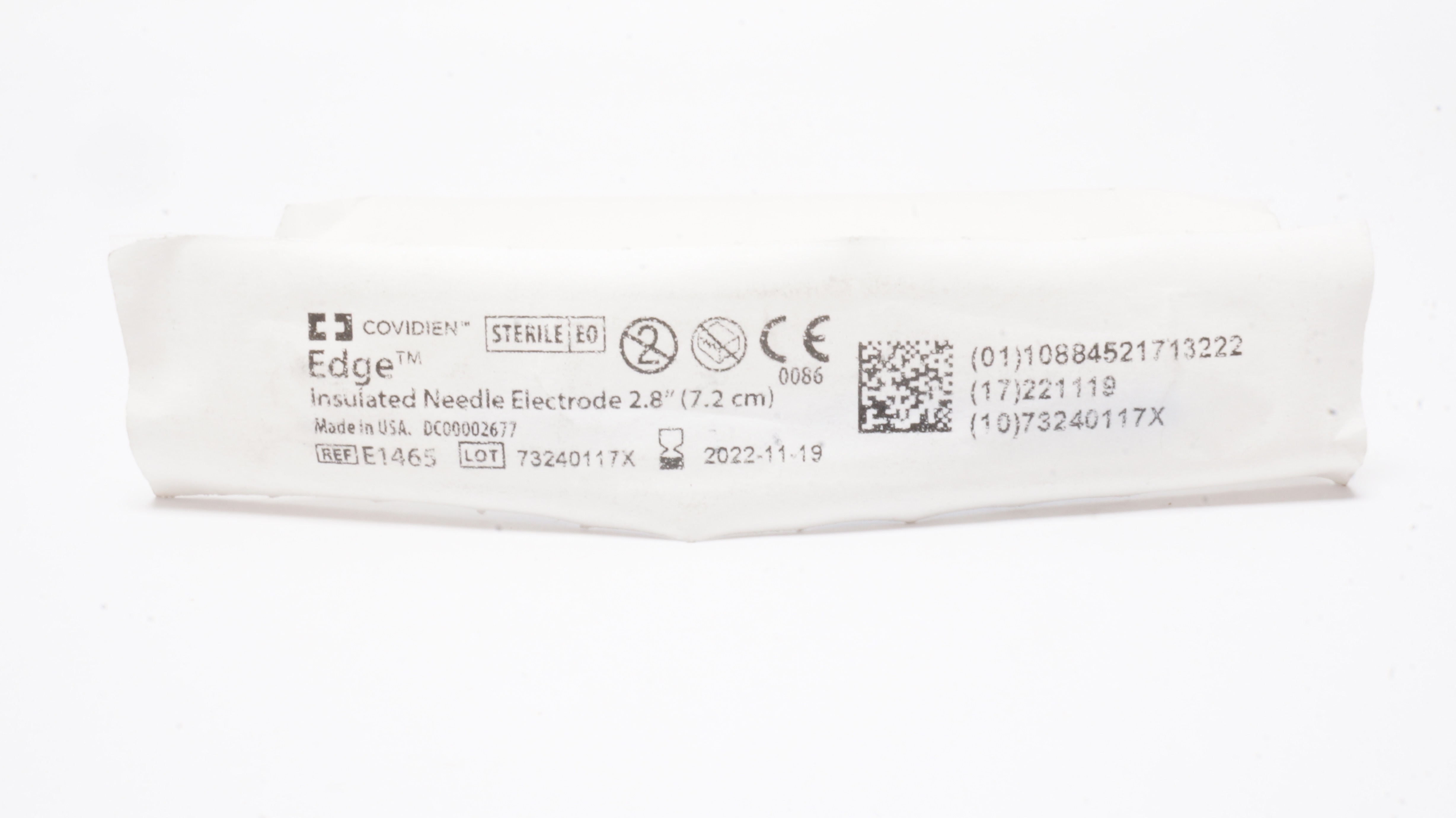 Covidien E1465-6 Edge Insulated Ndle Electrode 6.5inch (x)