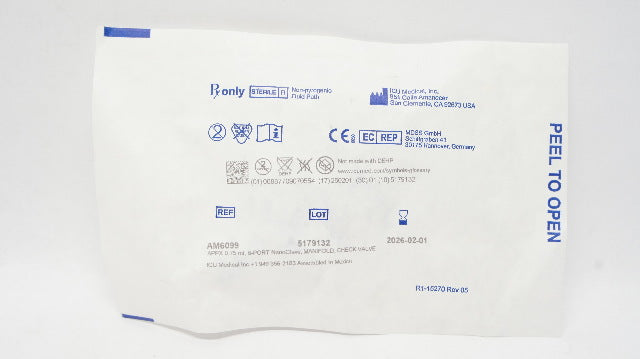 ICU Medical AM6099 6-Port NanoClave, Manifold, Check Valve 0.75ml (Approx.)
