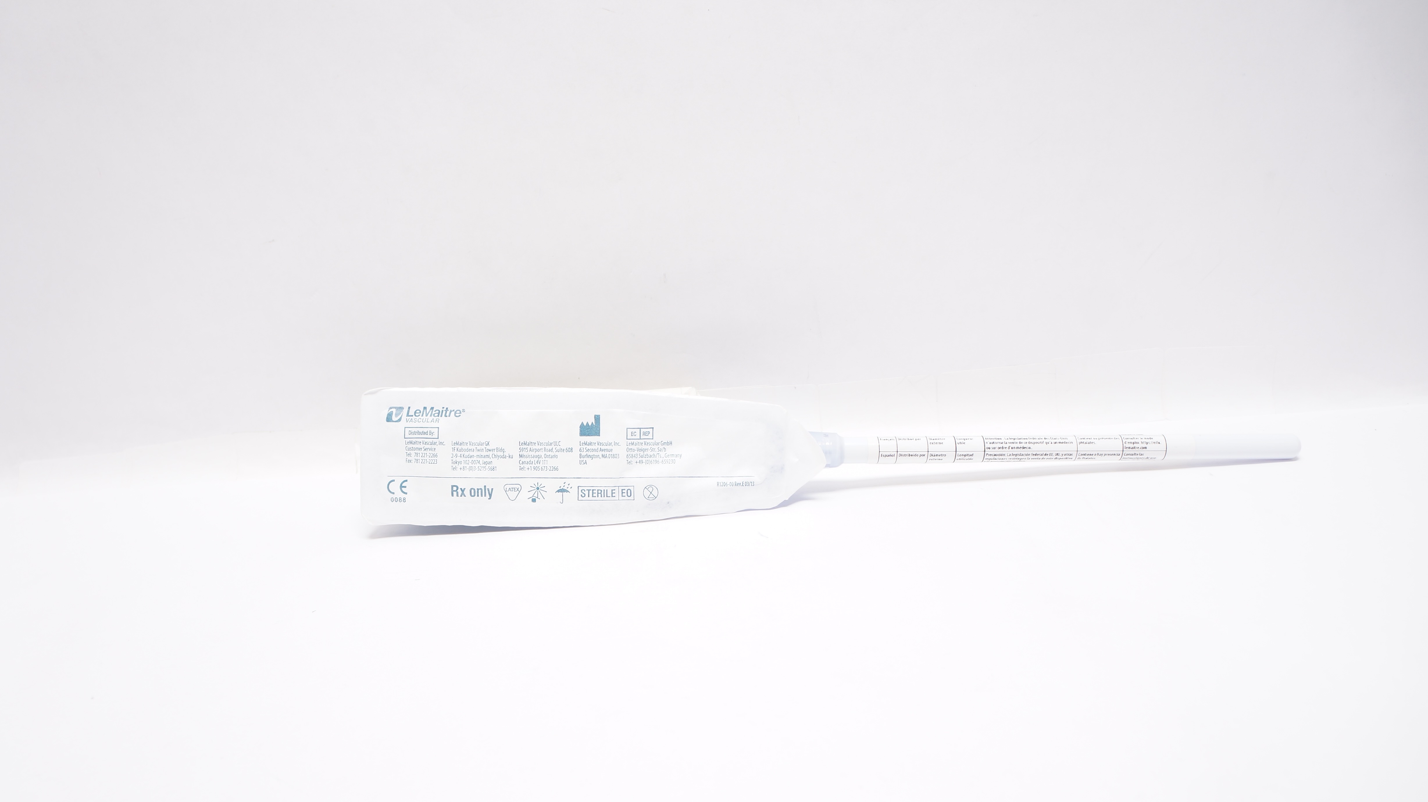 LeMaitre e2103-36 Pruitt Occlusion Cath. 3F x 27cm x 7mm (x)