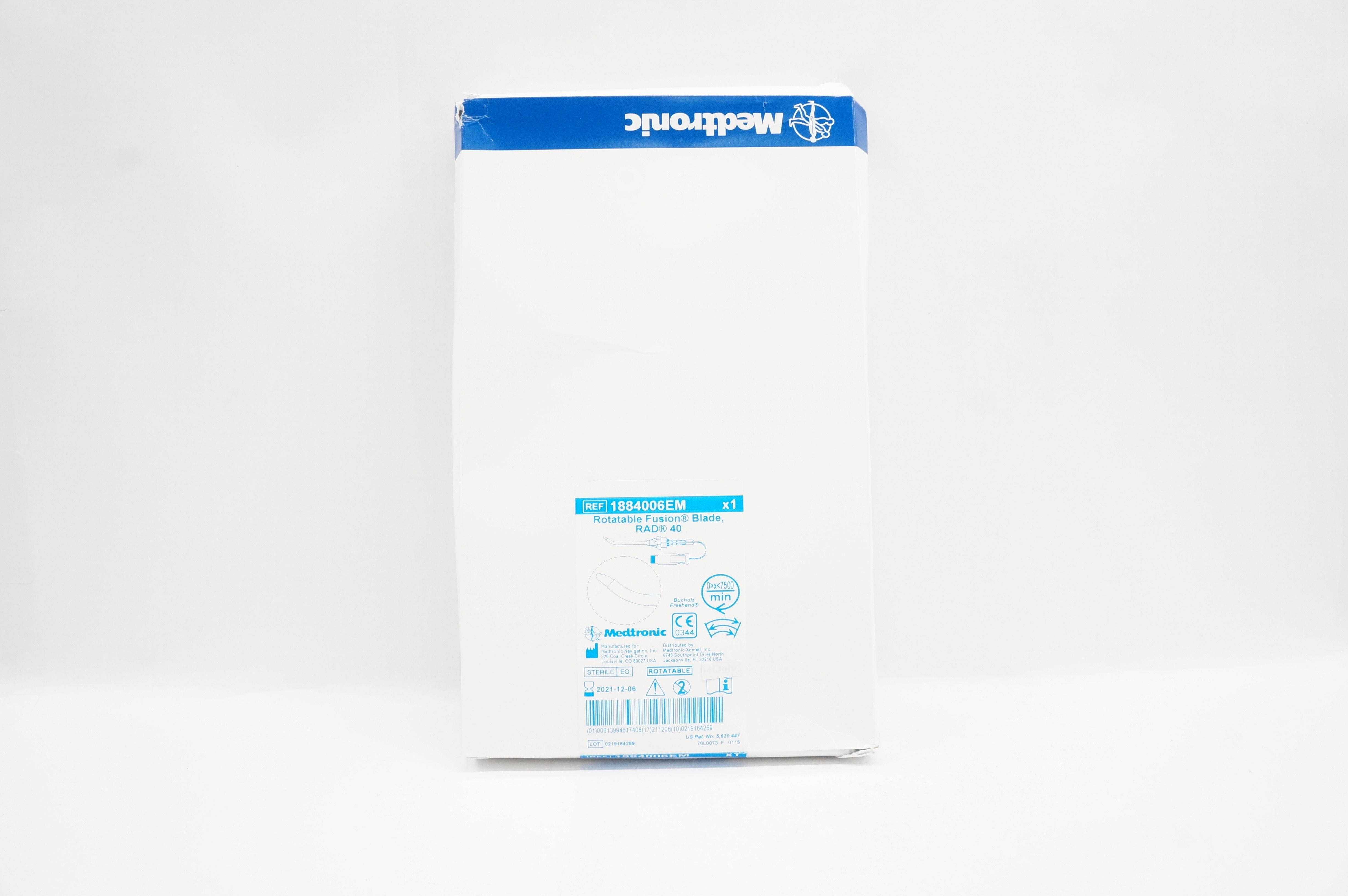 Medtronic 1884006EM Rotatable Fusion Blade RAD 40 0>x<7500/min (x)