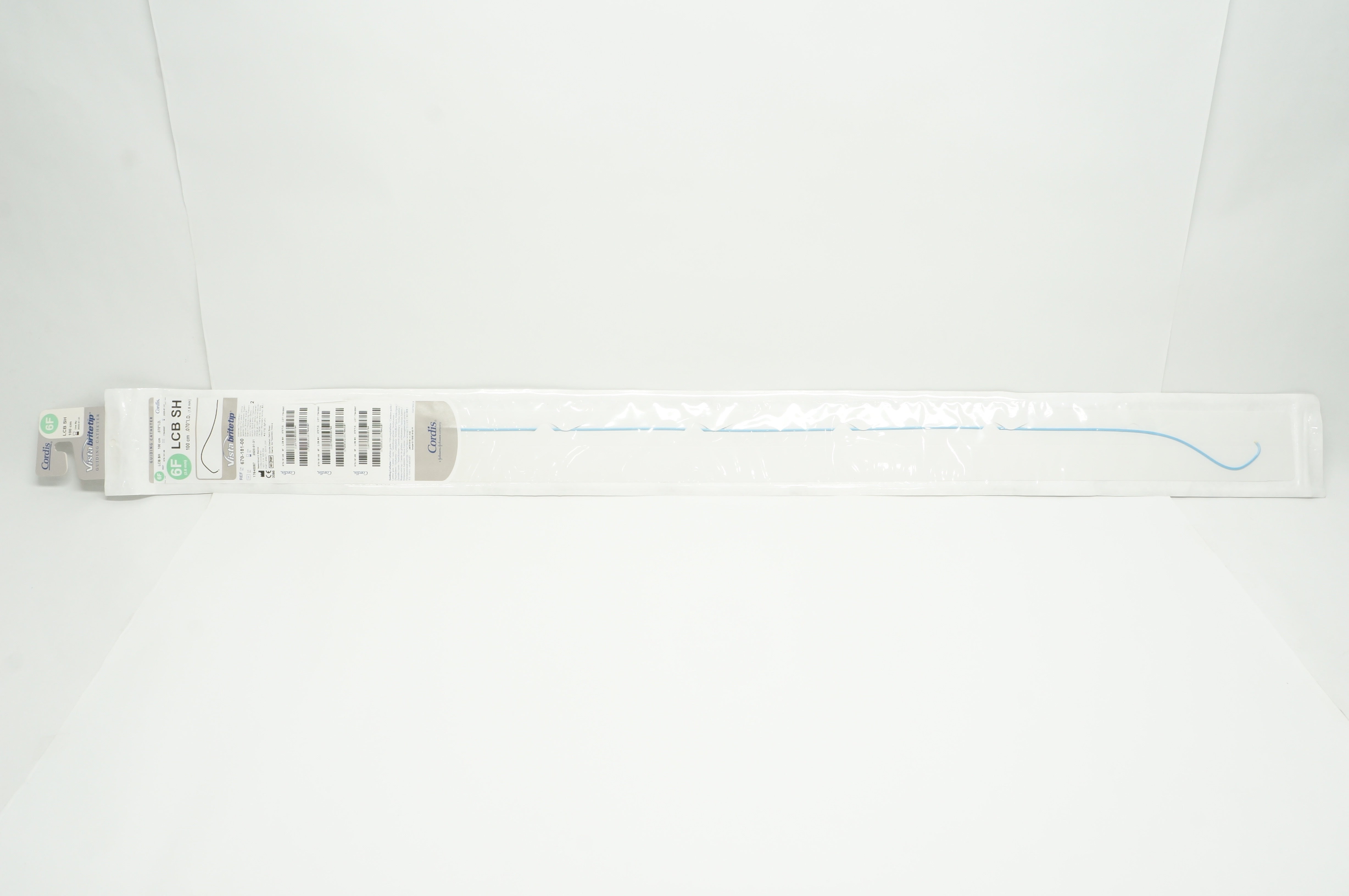 Cordis 670-181-00 Vistabritetip Guiding Cath. LCB SH, 6F x 100cm x 0.070in(x)