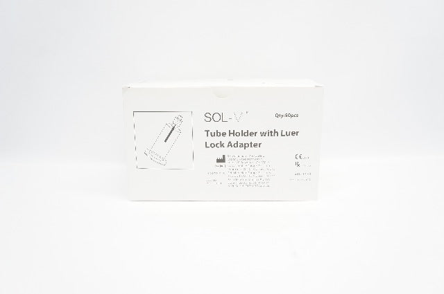 Sol-Millennium Medical 110201050003 SOL-M Tube Holder w/ Adapter - Box of 50