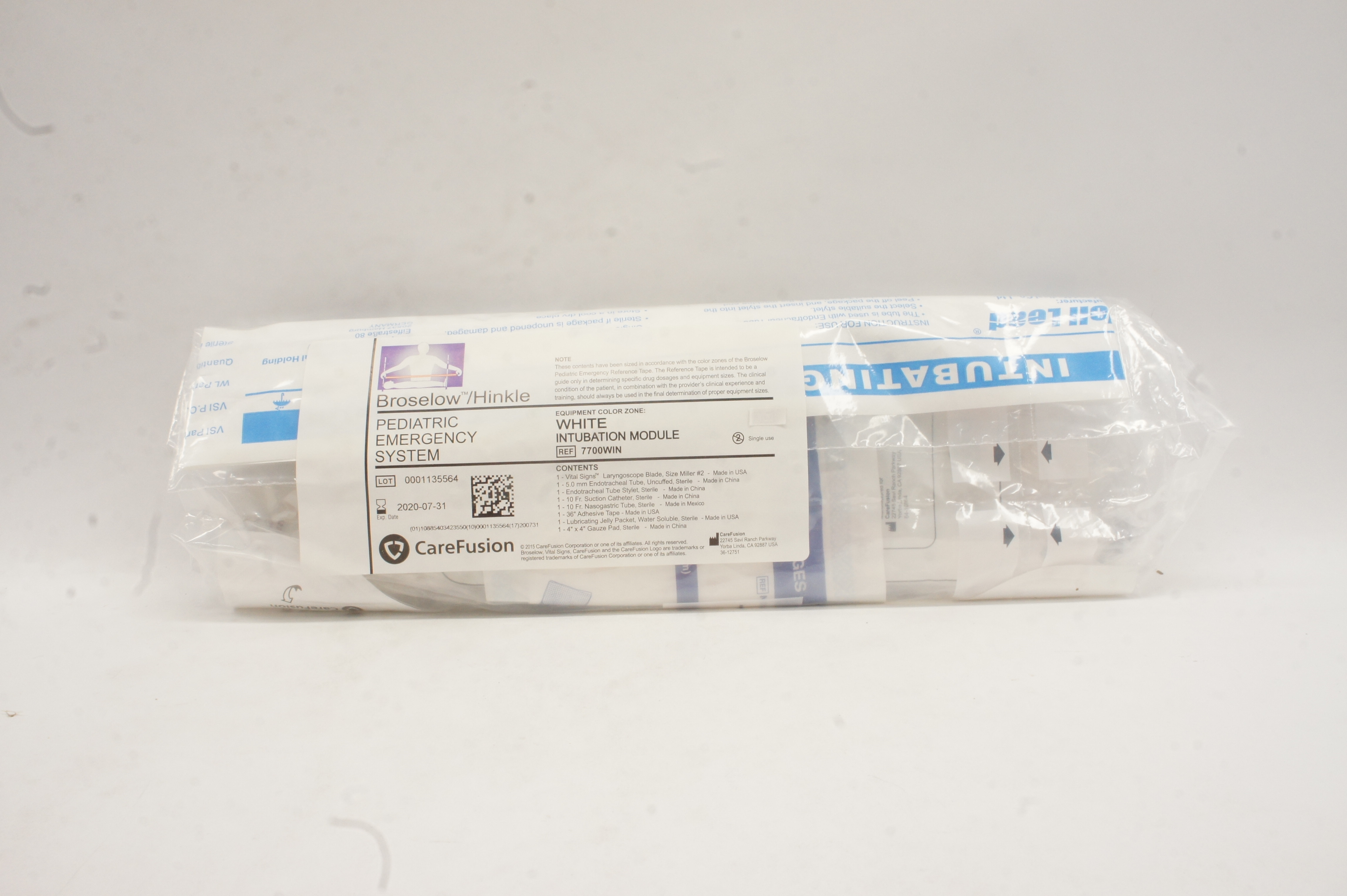 CareFusion 7700WIV Broselow Hinkle Pediatric Emergency System (x)