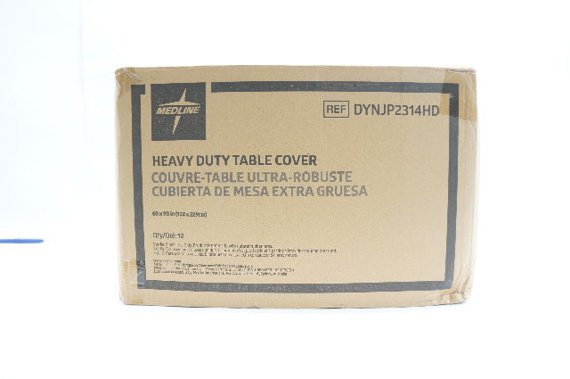 Medline DYNJP2314HD Heavy Duty Table Cover 60 x 90 inch - Box of 12