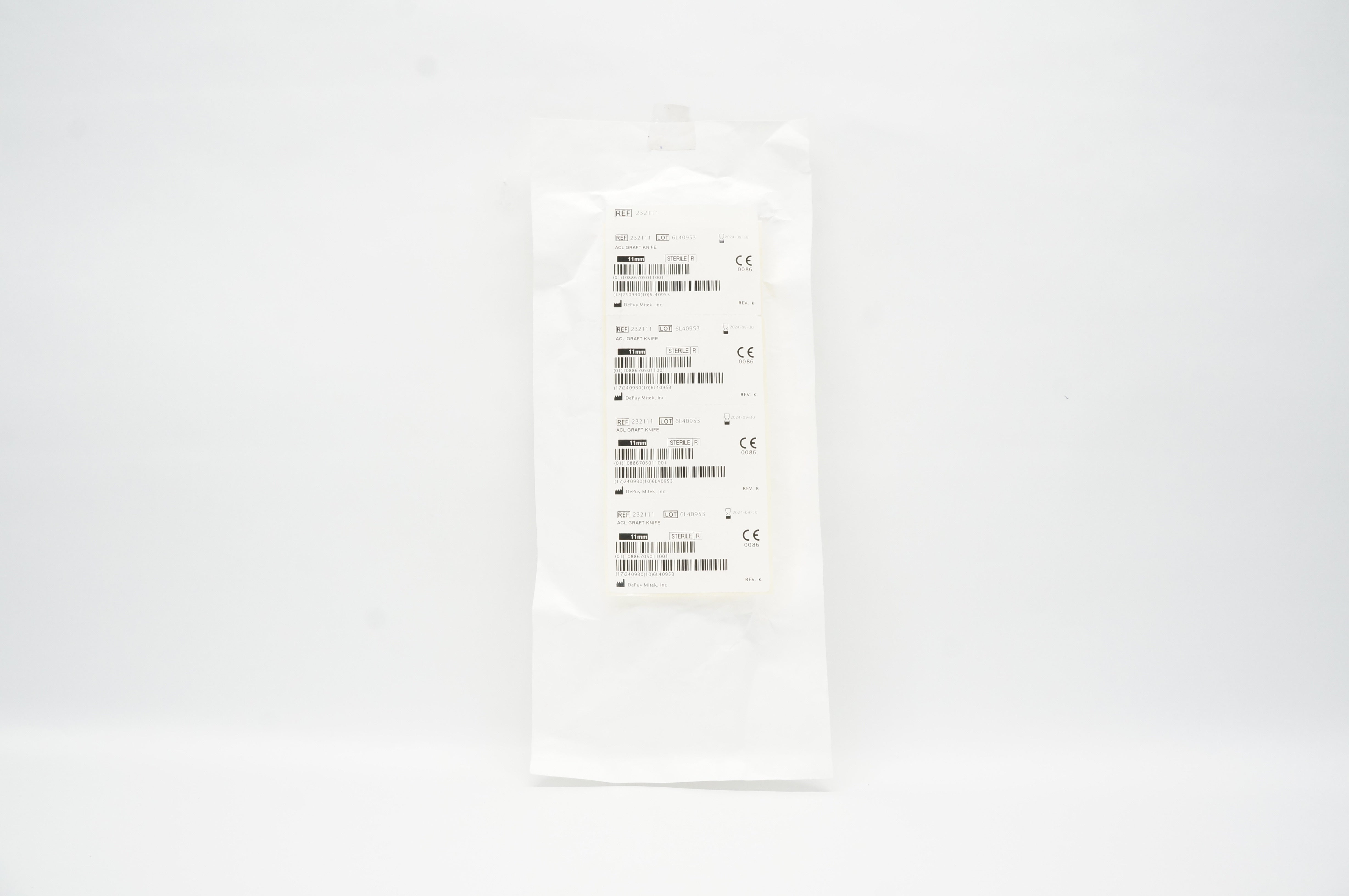 DePuy Mitek 232111 ACL Graft Knife 11mm