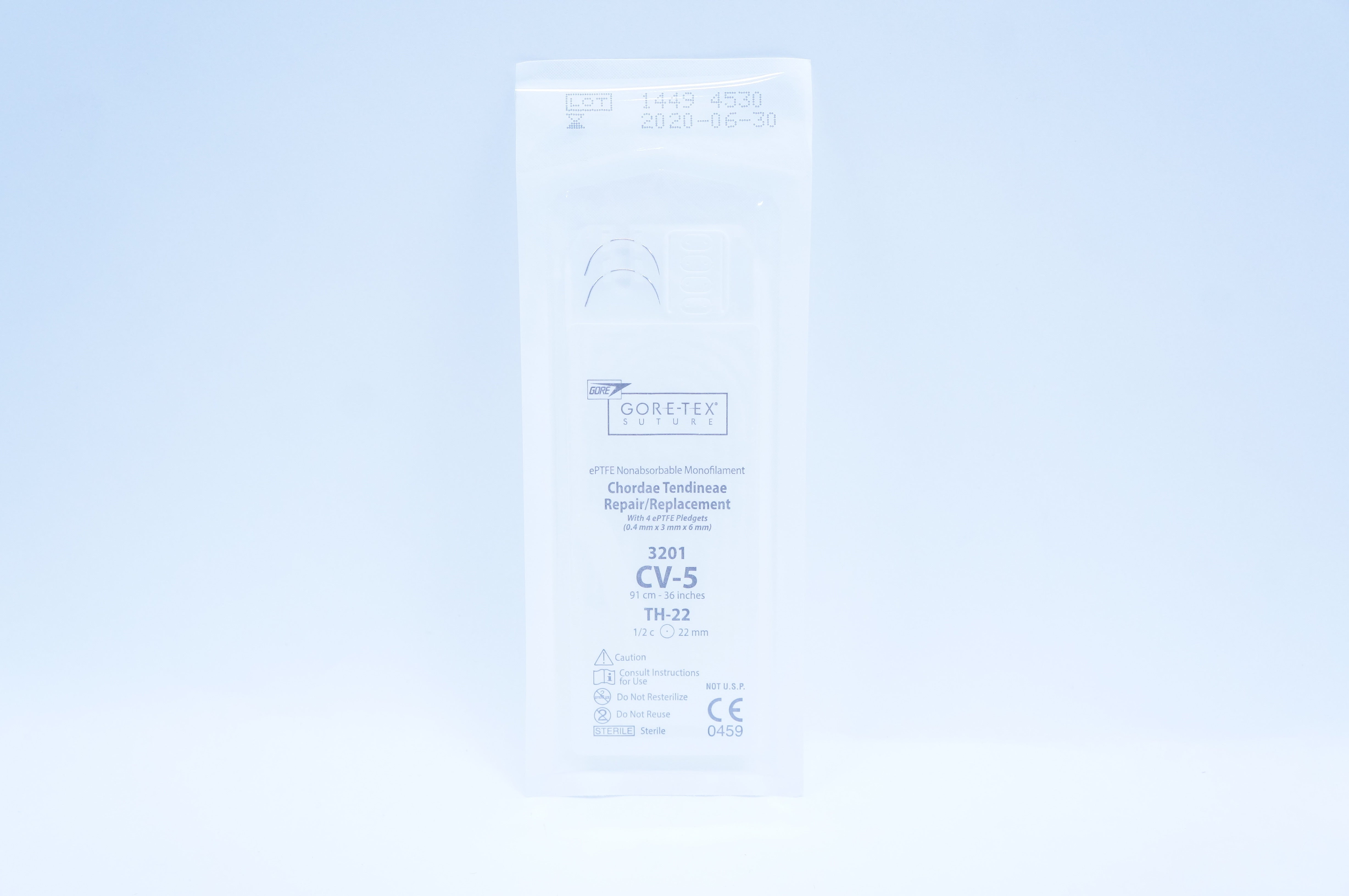 W.L. Gore 3201A CV5 GoreTex Suture TH22 1/2c 22mm 36 inches (x
