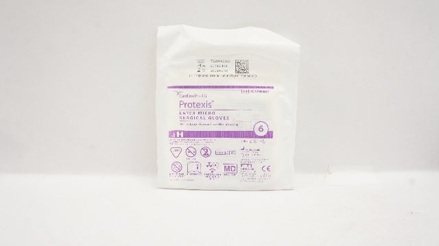 Cardinal Health 2D72NT60X Protexis Sterile Latex Micro Surgical Gloves Size 6
