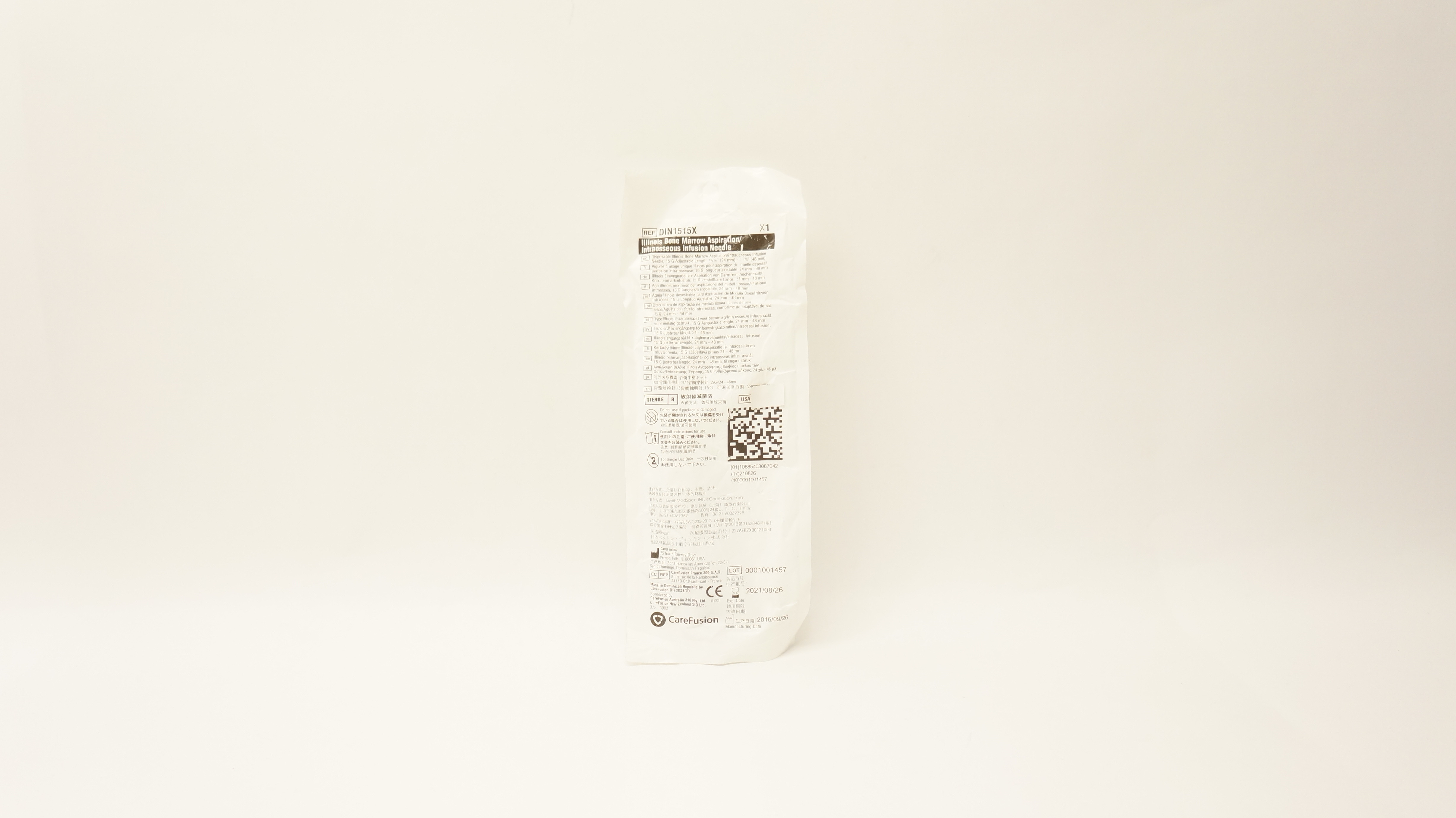 CareFusion DIN1515X Bone Marrow Aspiration/Intraosseous Infusion Ndle 15G (x)