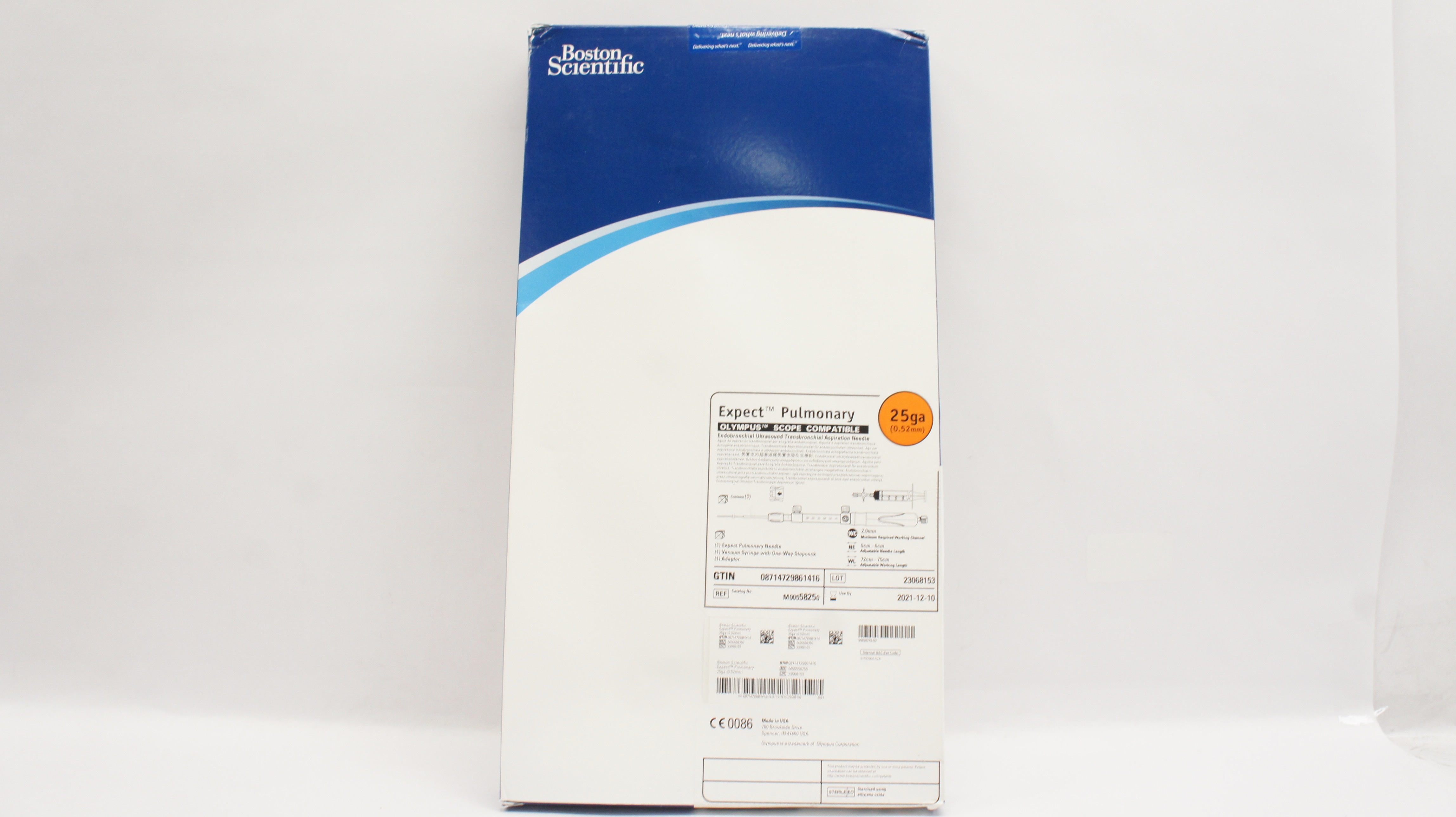 Boston Scientific M00558250 Expect Pulmonary Olympus Scope Compatible 25Ga (x)