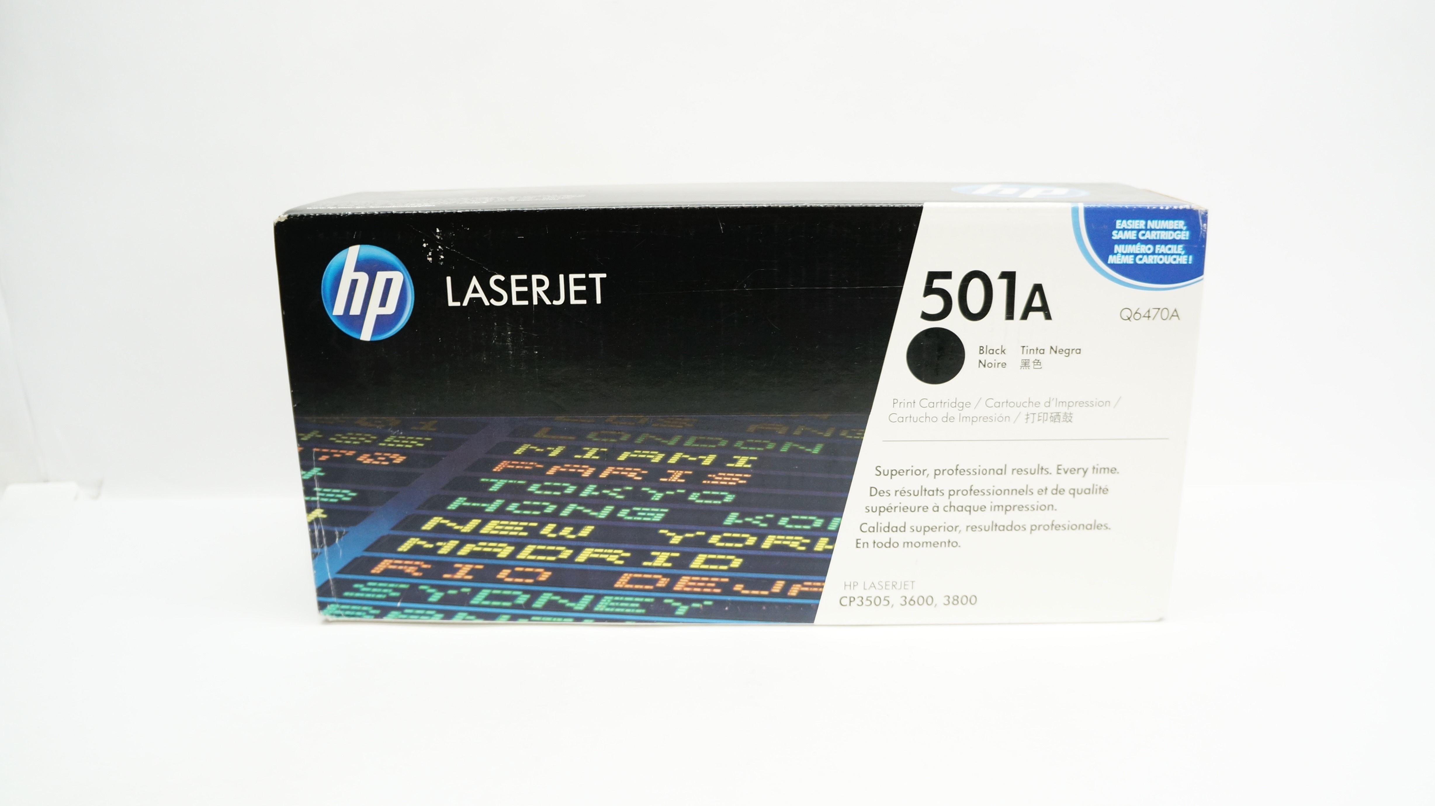 HP 501A (Q6470A) Black Original LaserJet Toner Cartridge