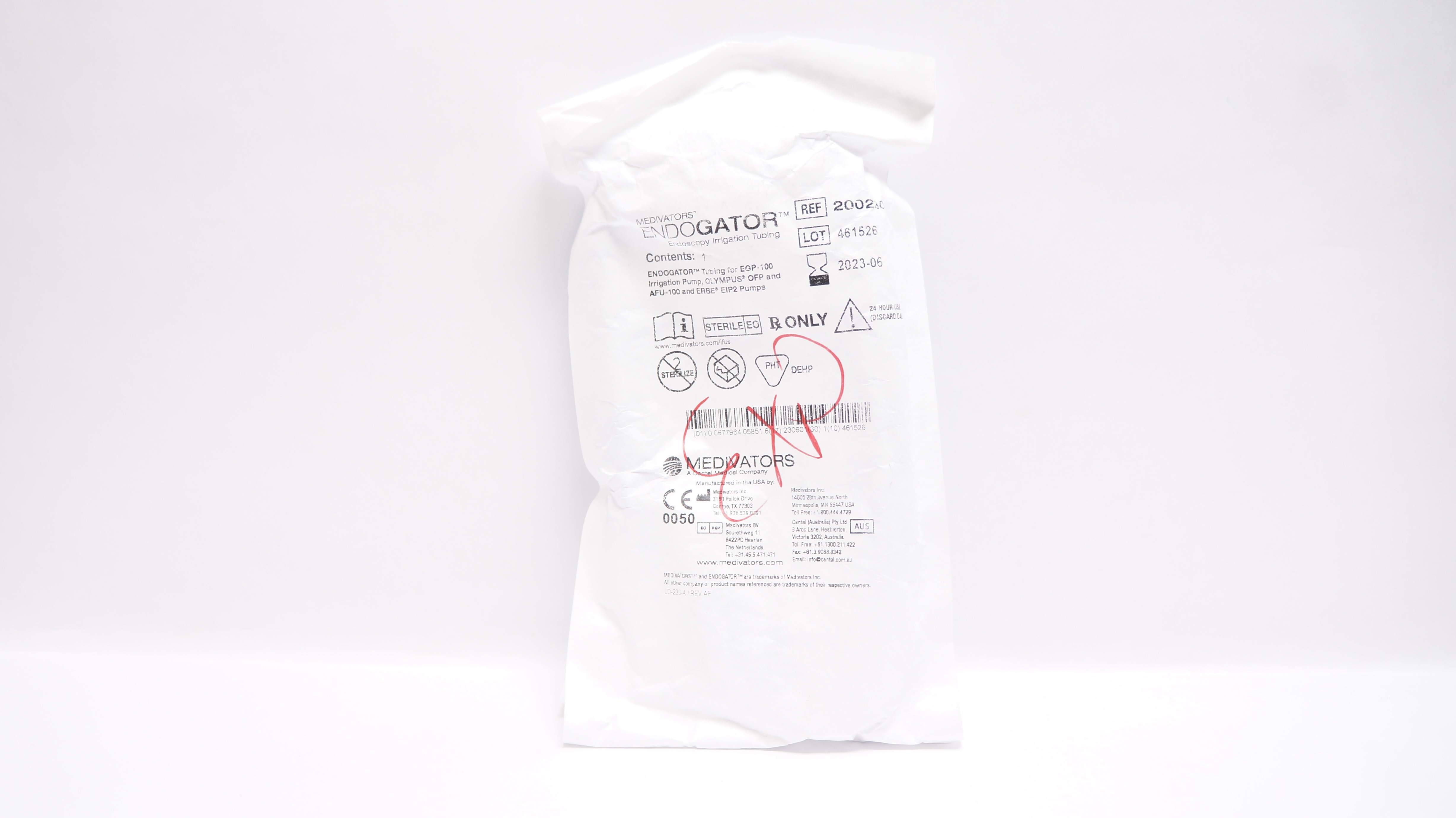 Medivators 200230 Endogator Endoscopy Irrigation Tubing (x)