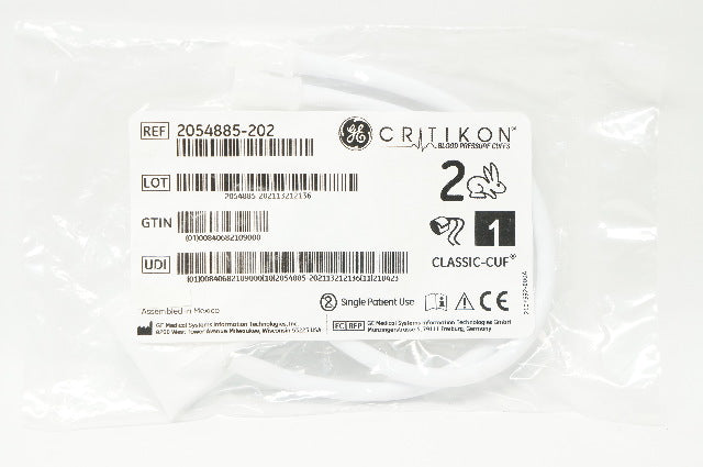 Critikon 2054885-202 Classic-Cuf Size 2, 4-8cm