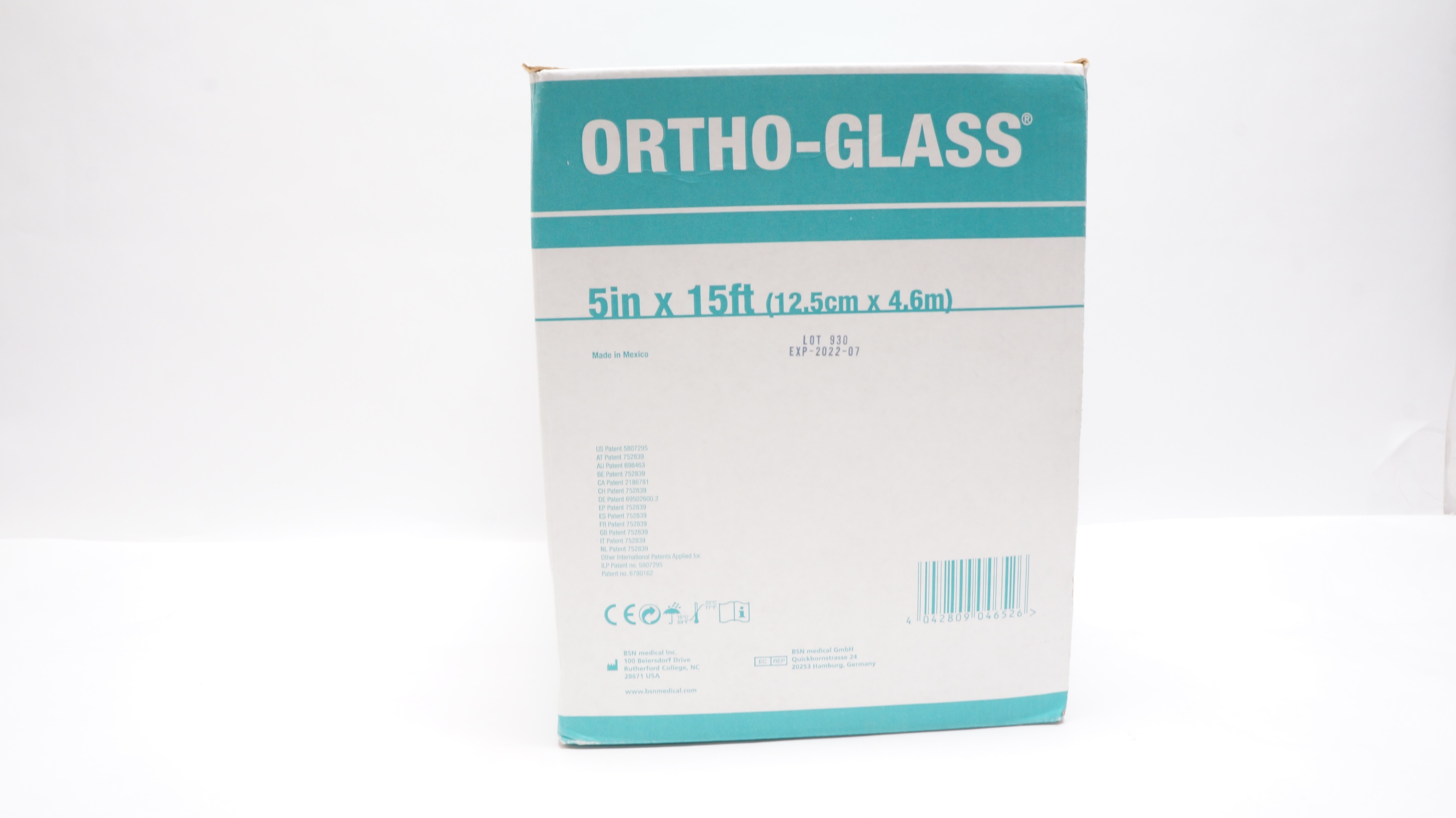 BSN Medical OG-5L1 Ortho-Glass Synthetic Splint System 5inch x 15ft (x)