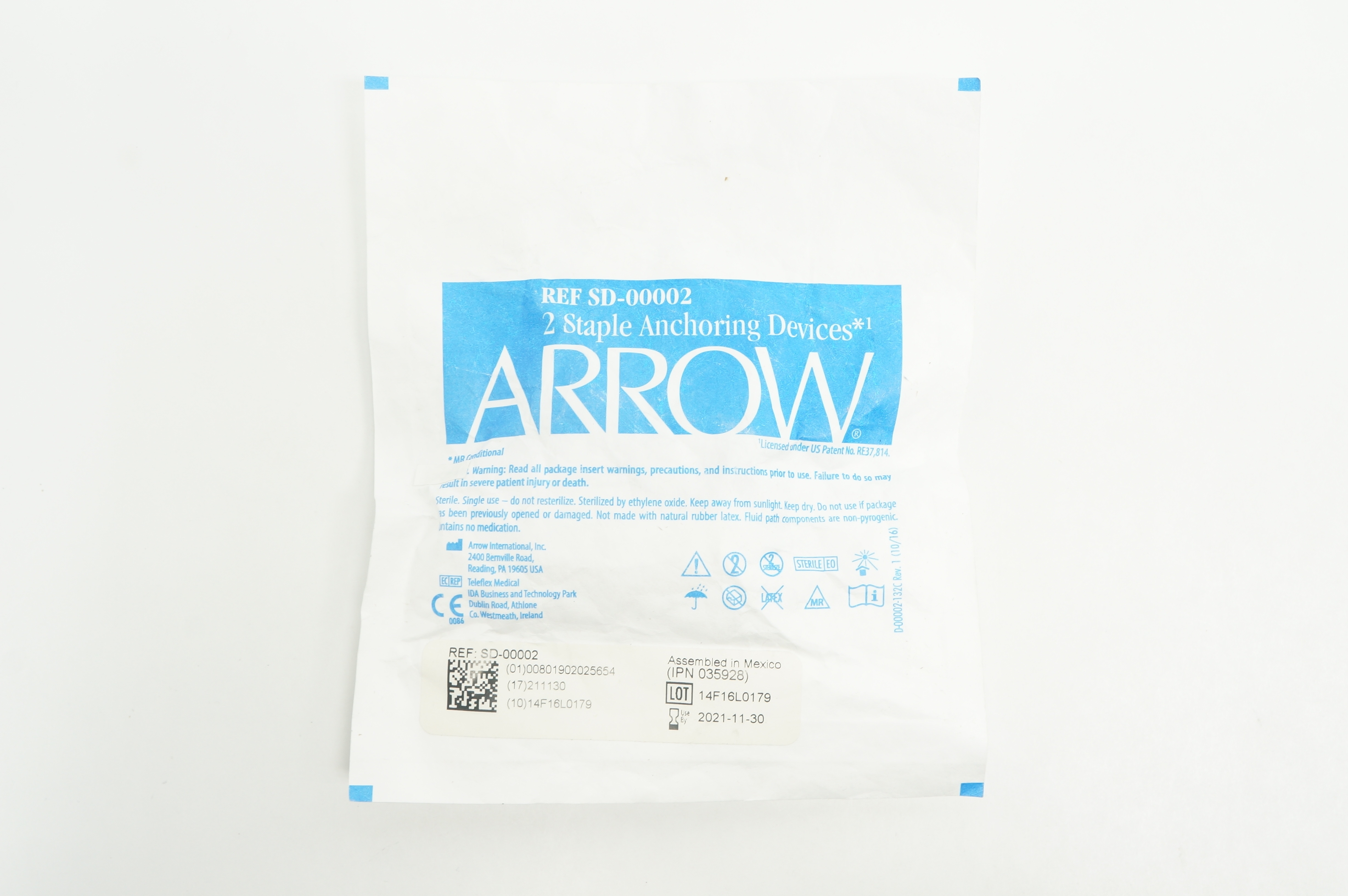 Arrow SD-00002 2 Staple Anchoring Devices