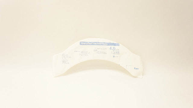 Mallinckrodt 86225 Uncuffed Tracheal Tube 4.0mm I.D. x 5.6mm O.D.