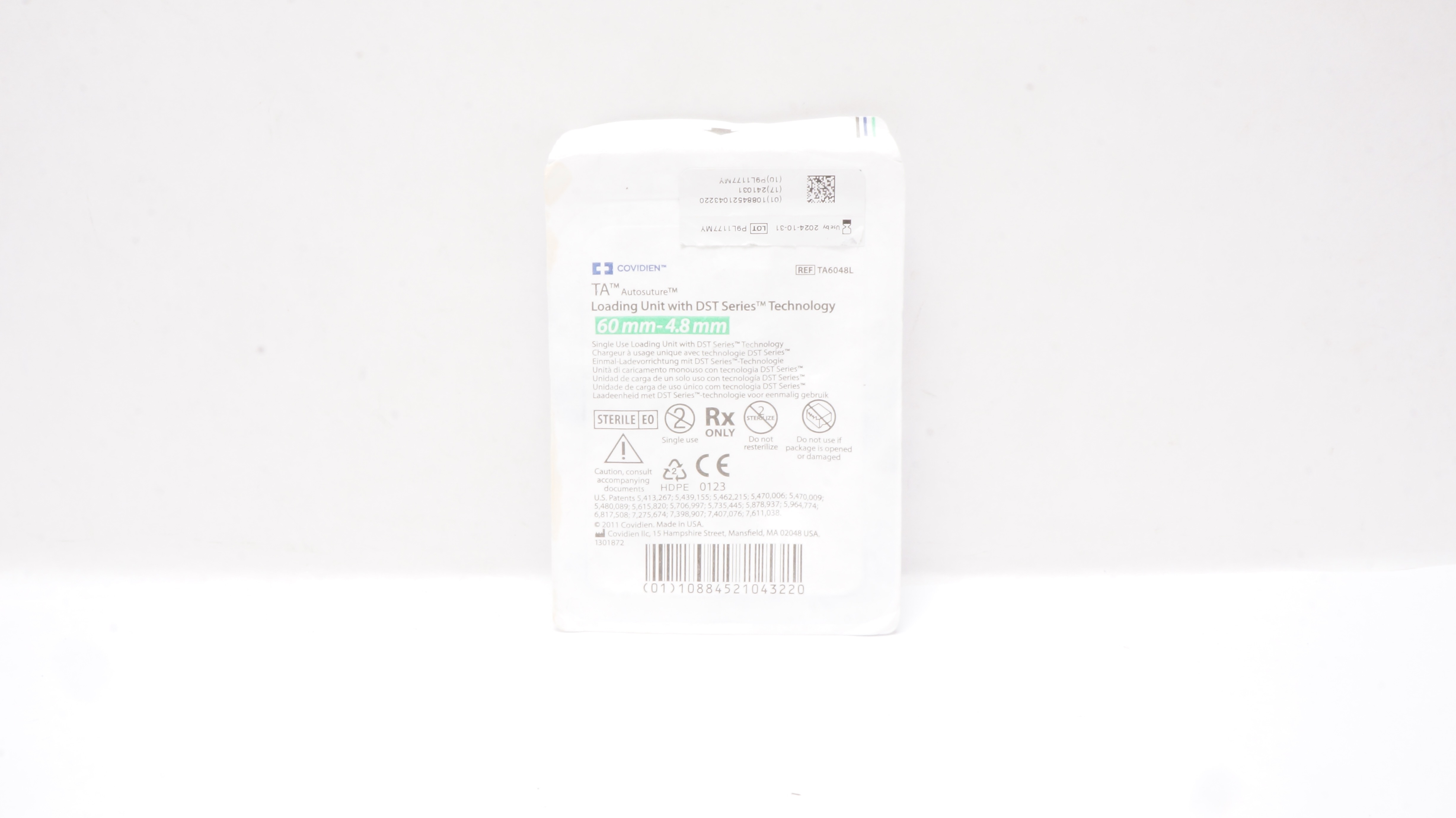Covidien TA6048L TA AutoSuture Loading Unit 60mm x 4.8mm