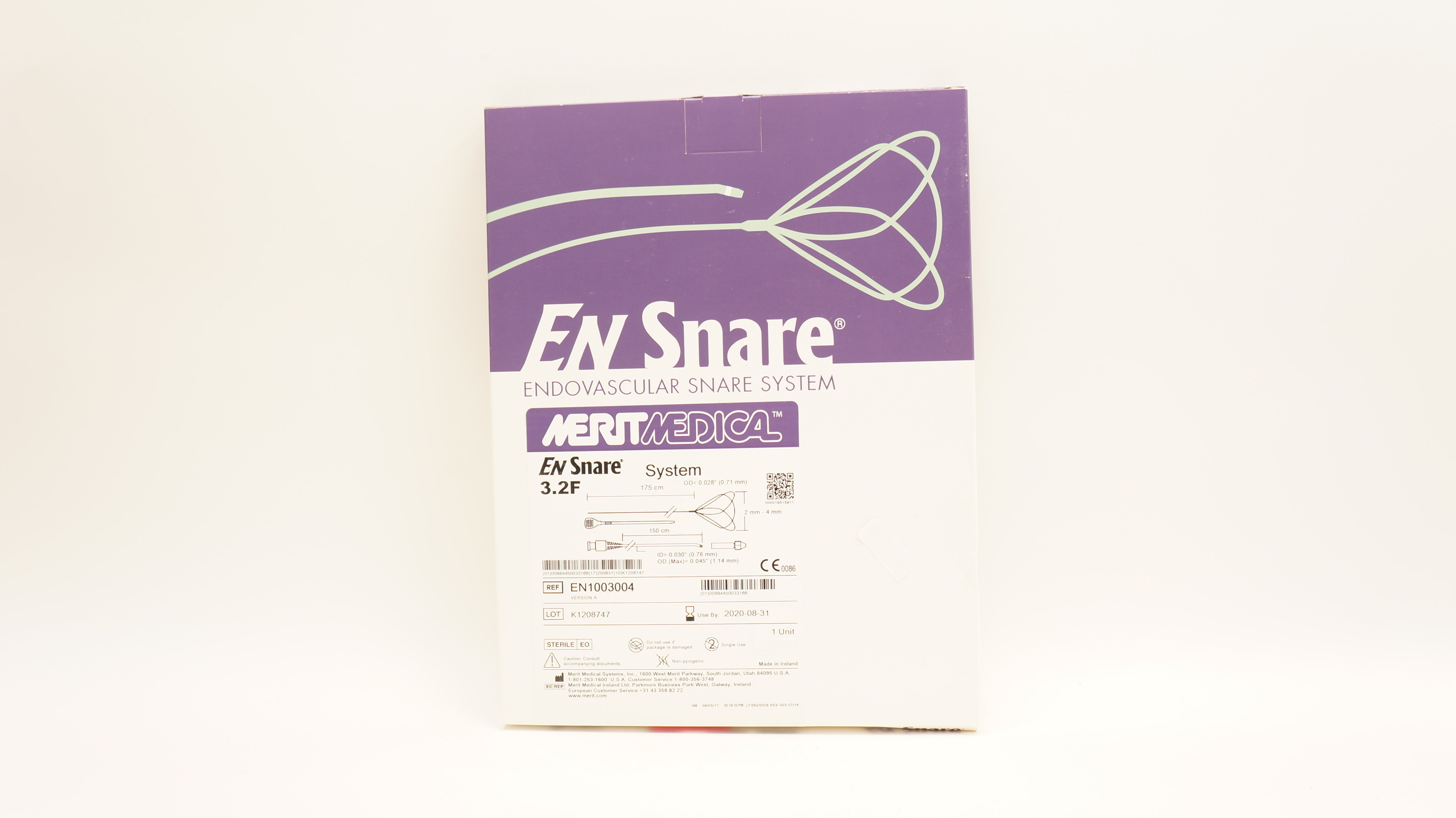 Merit Medical EN1003004 Endovascular Snare System 3.2F (x)