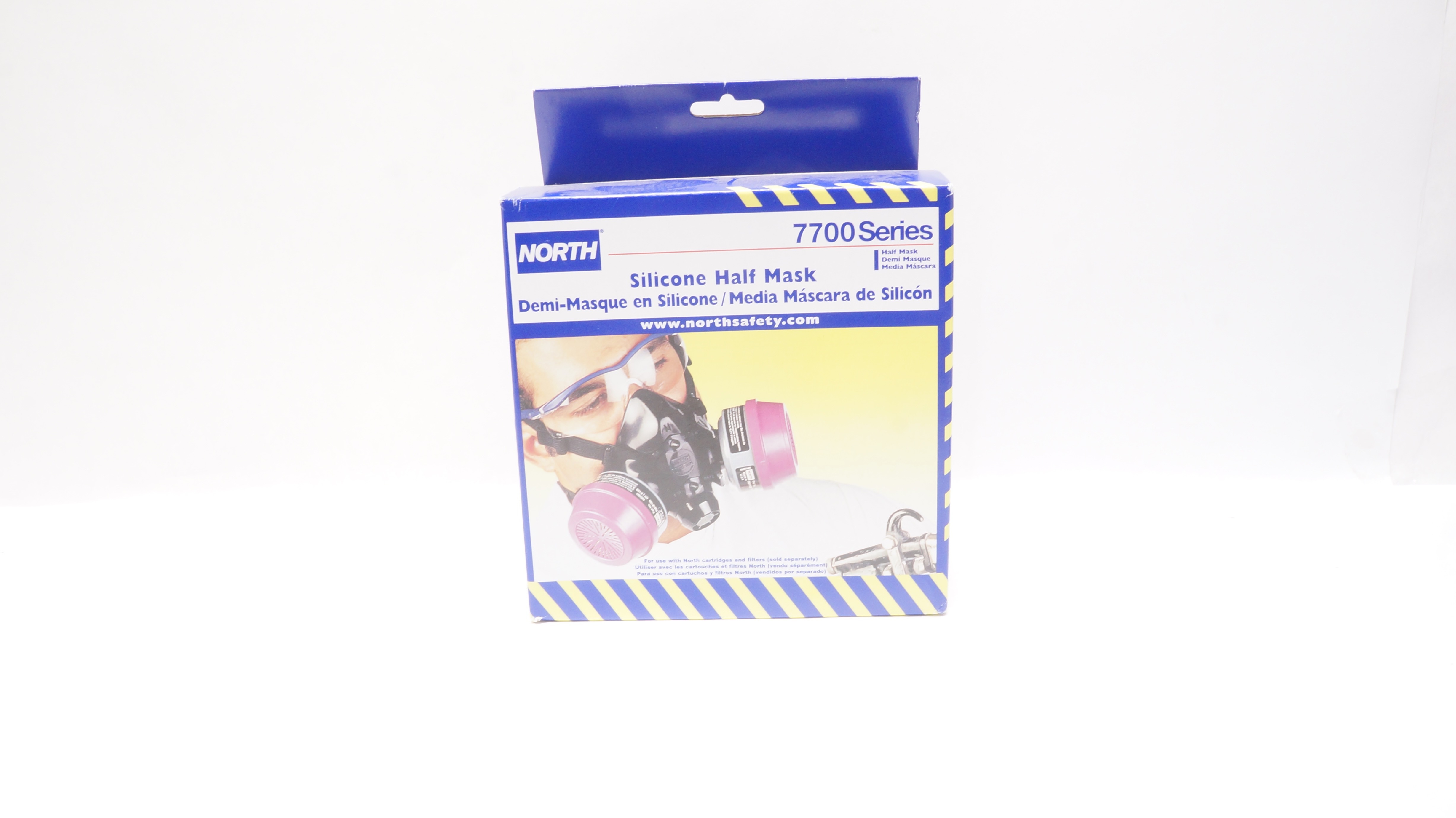 North Safety Products 770030S 7700 Series Silicone Half Mask, Small