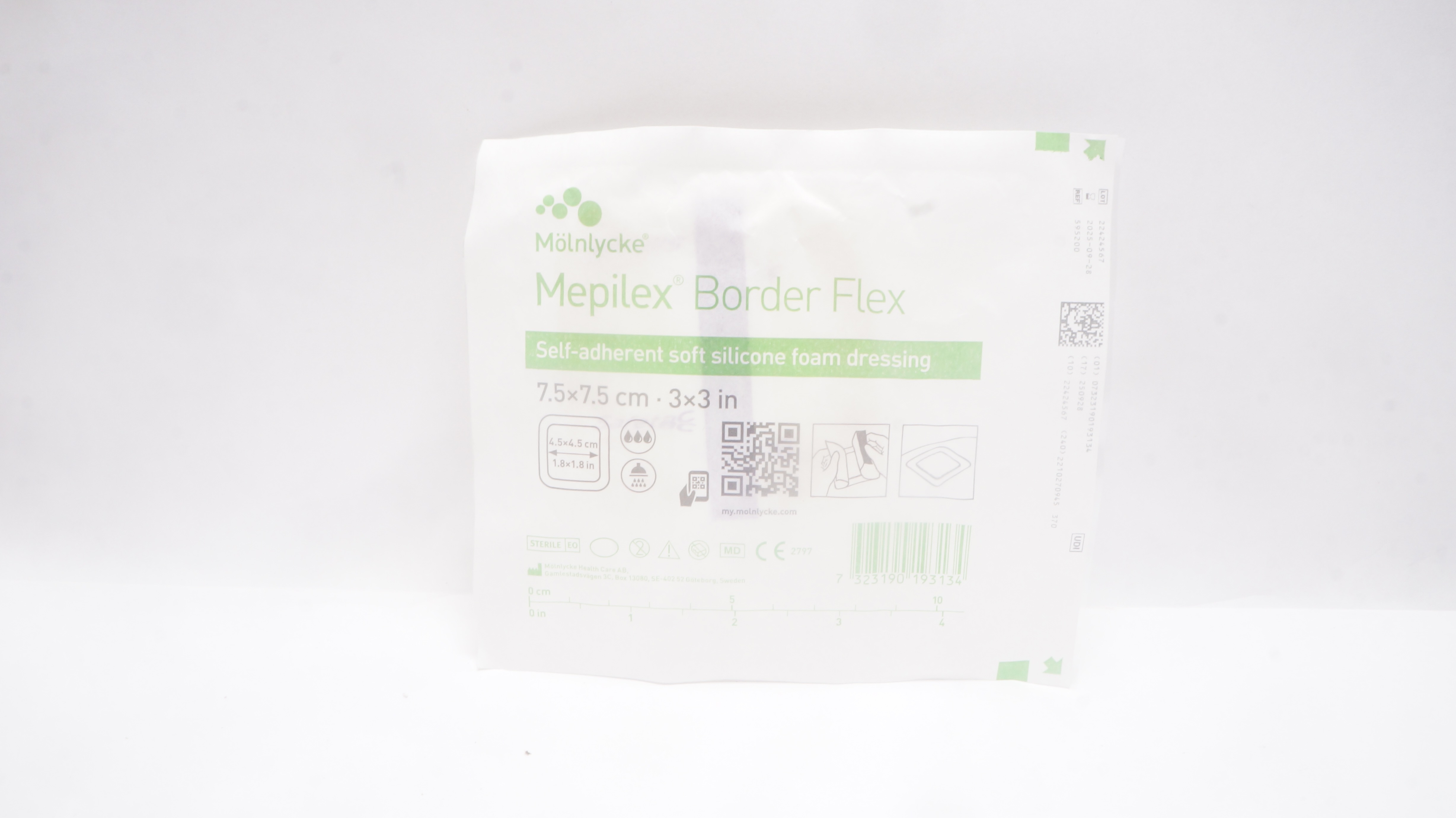 Mölnlycke 595200 Mepilex Border Flex 3 x 3inch